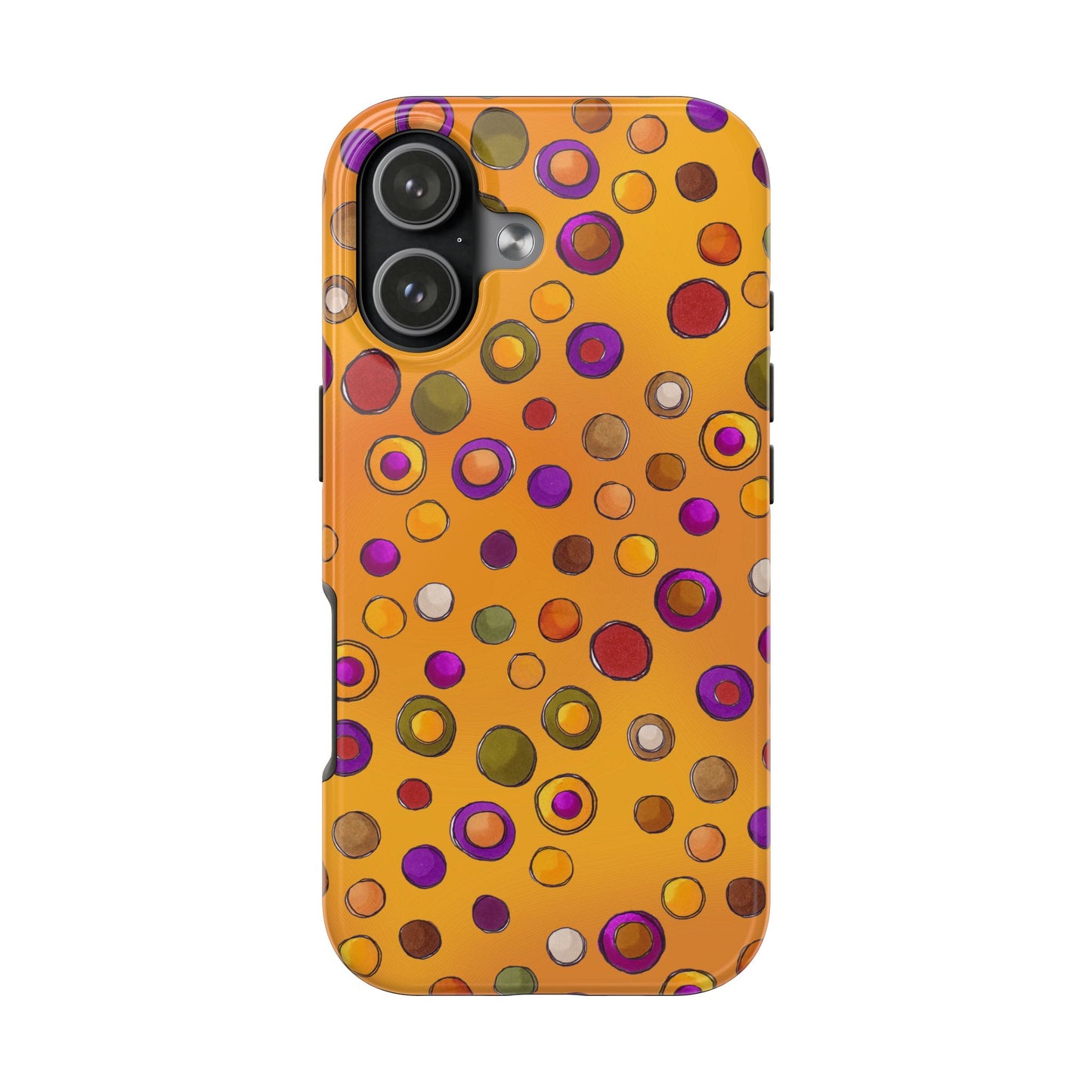 Double Dot Yellow Phone Case