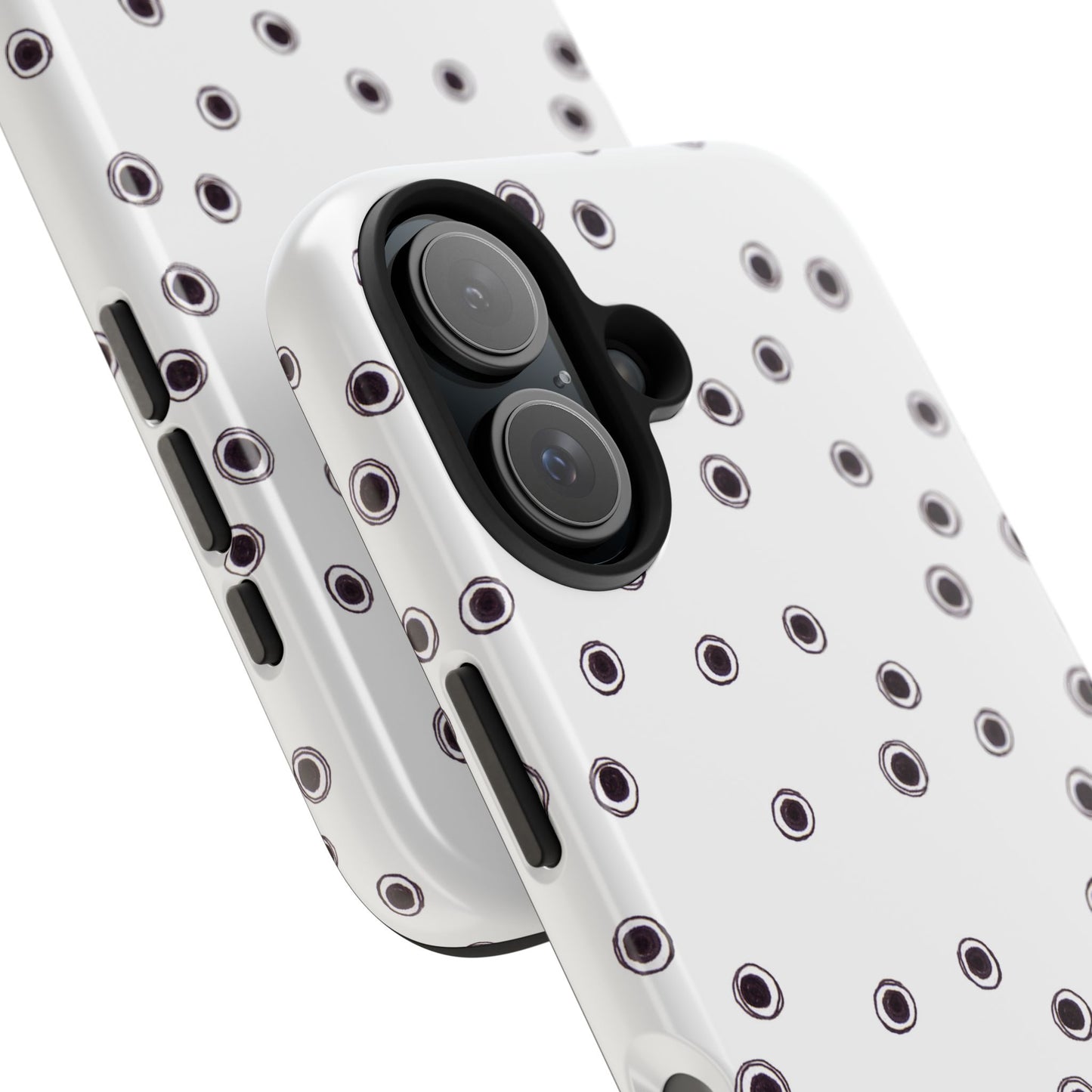 Halo Dots White Phone Case
