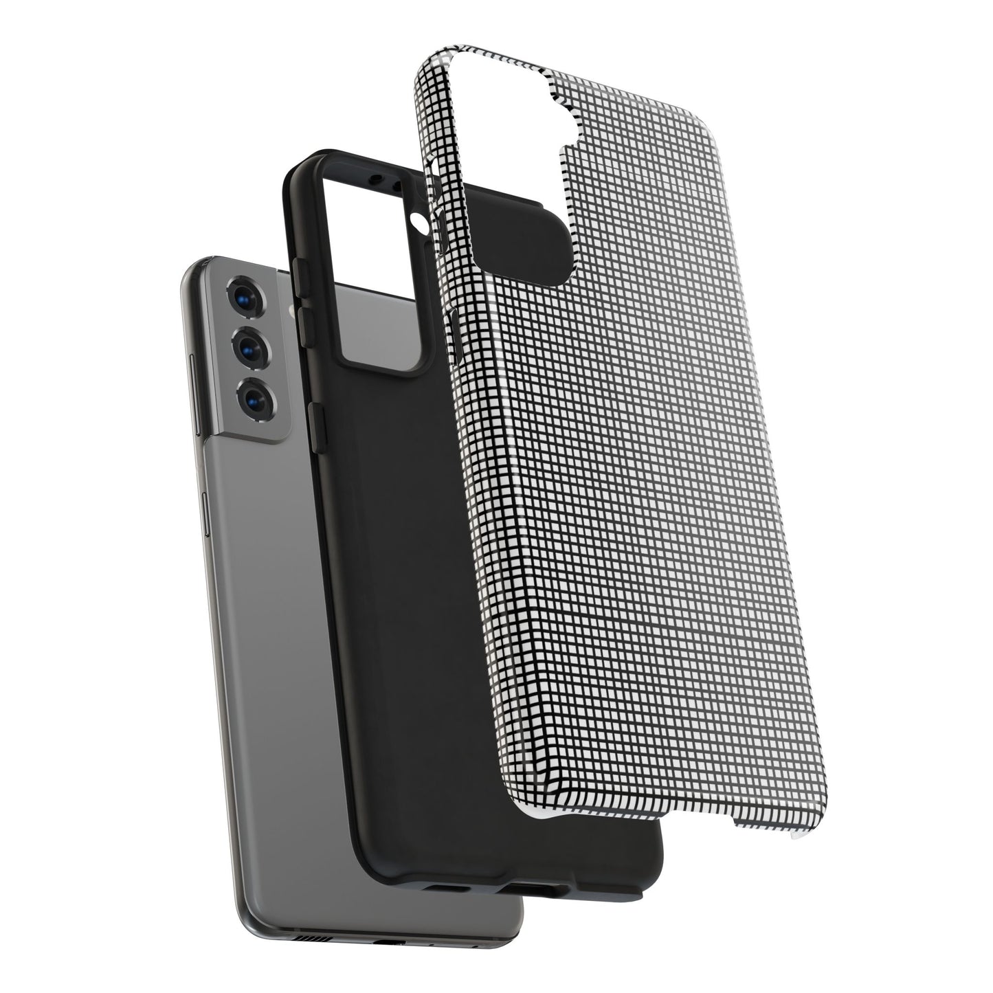 Window Pane White / Black Phone Case