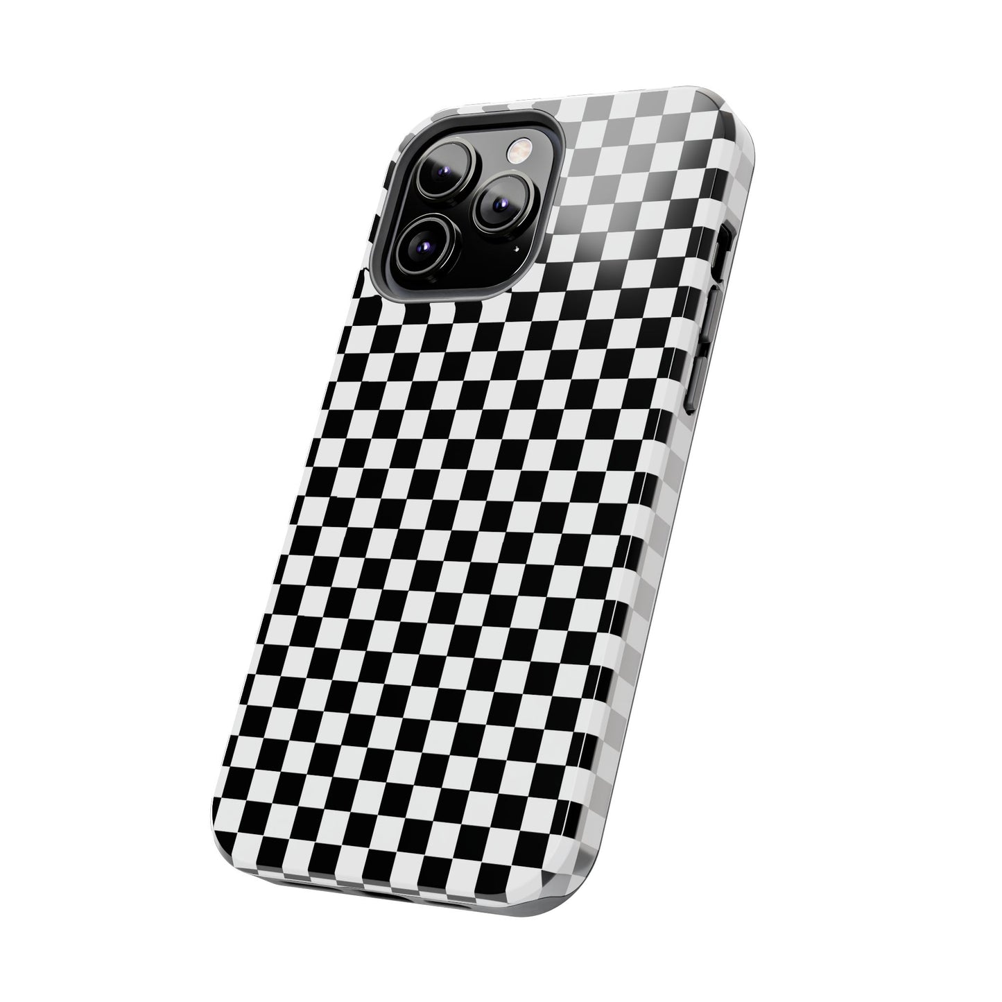 Checkerboard Black / White Phone Case