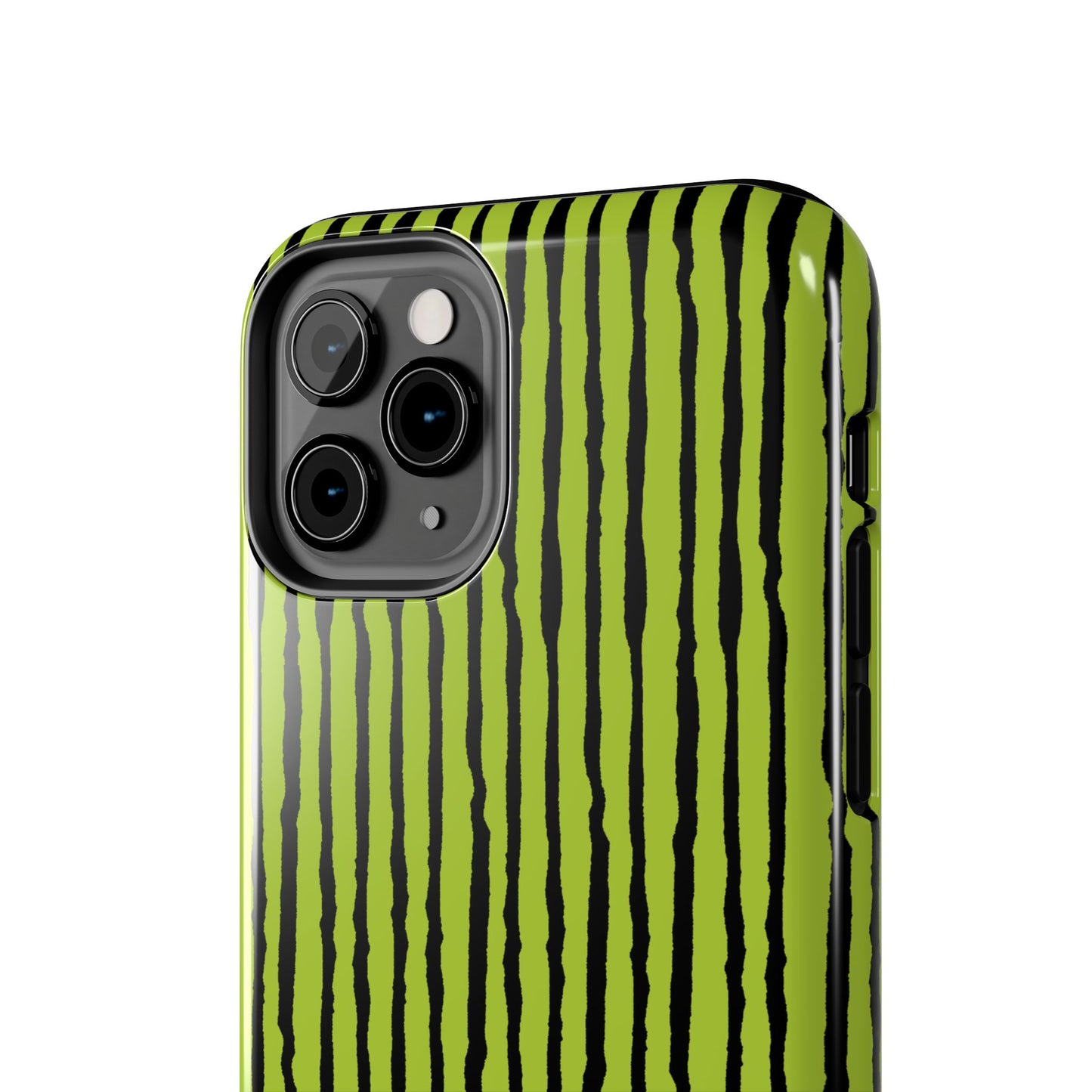Sorta Stripe Green / Black Phone Case
