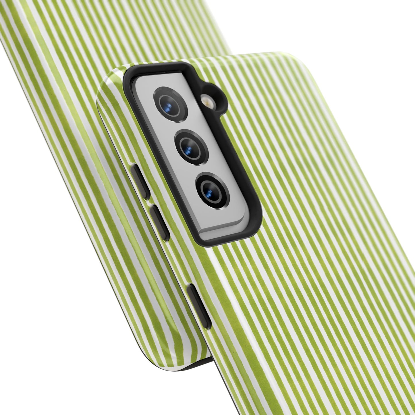 Lazy Stripe Lime Phone Case