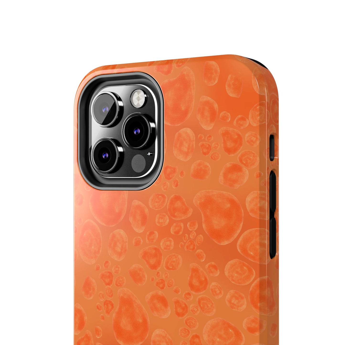 Paw Dots Orange Phone Case