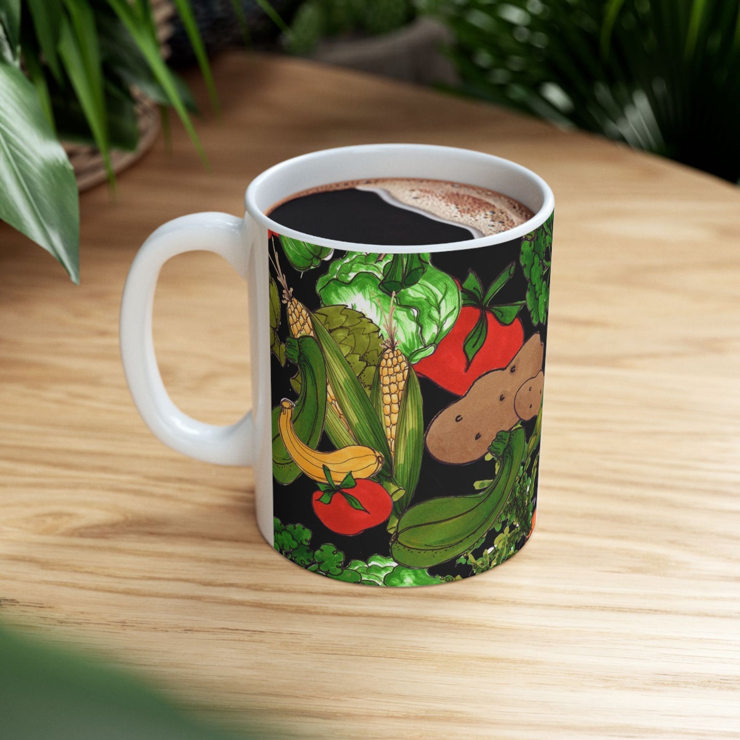 Veggie Jungle Black Cup
