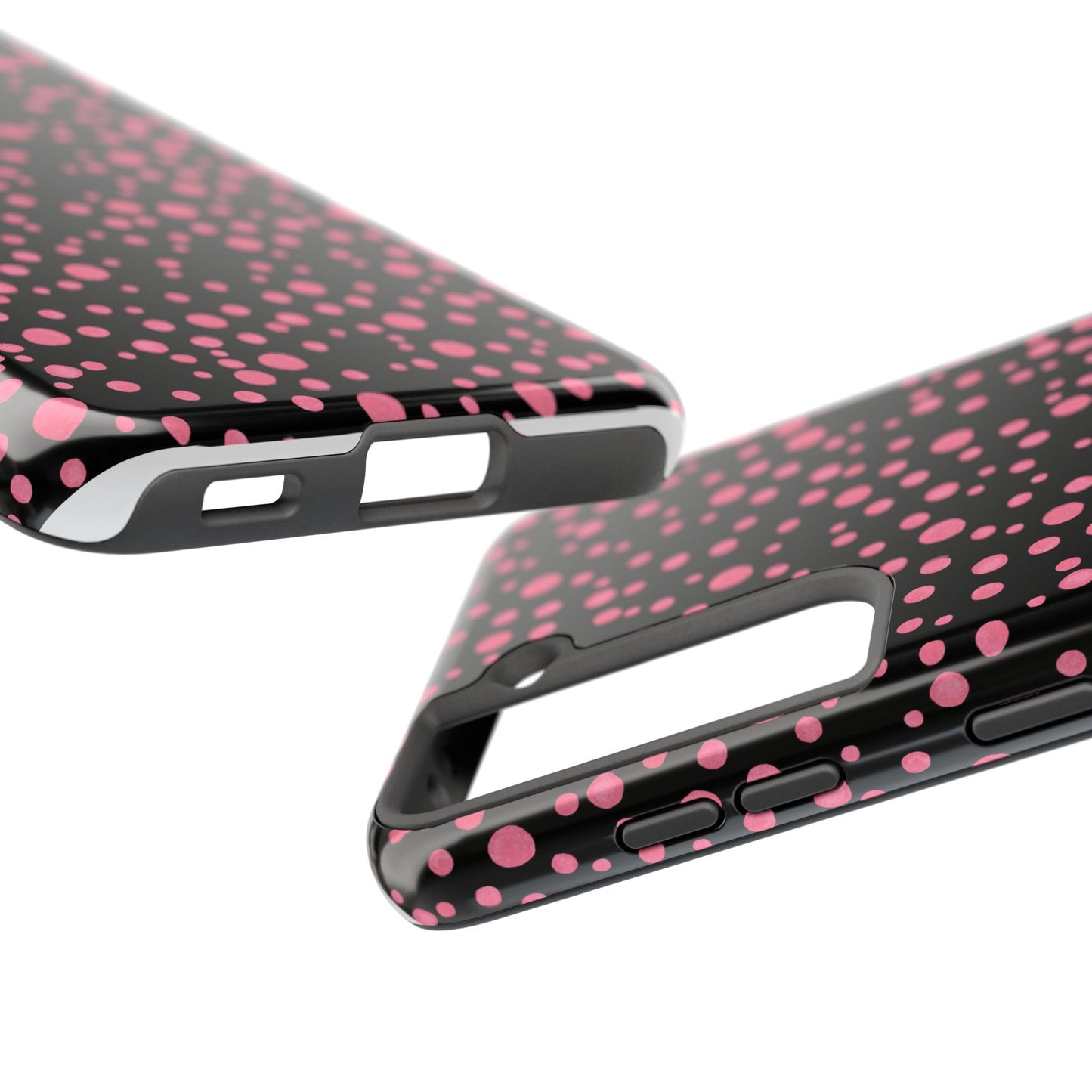 Balloon Dots Black / Pink Phone Case