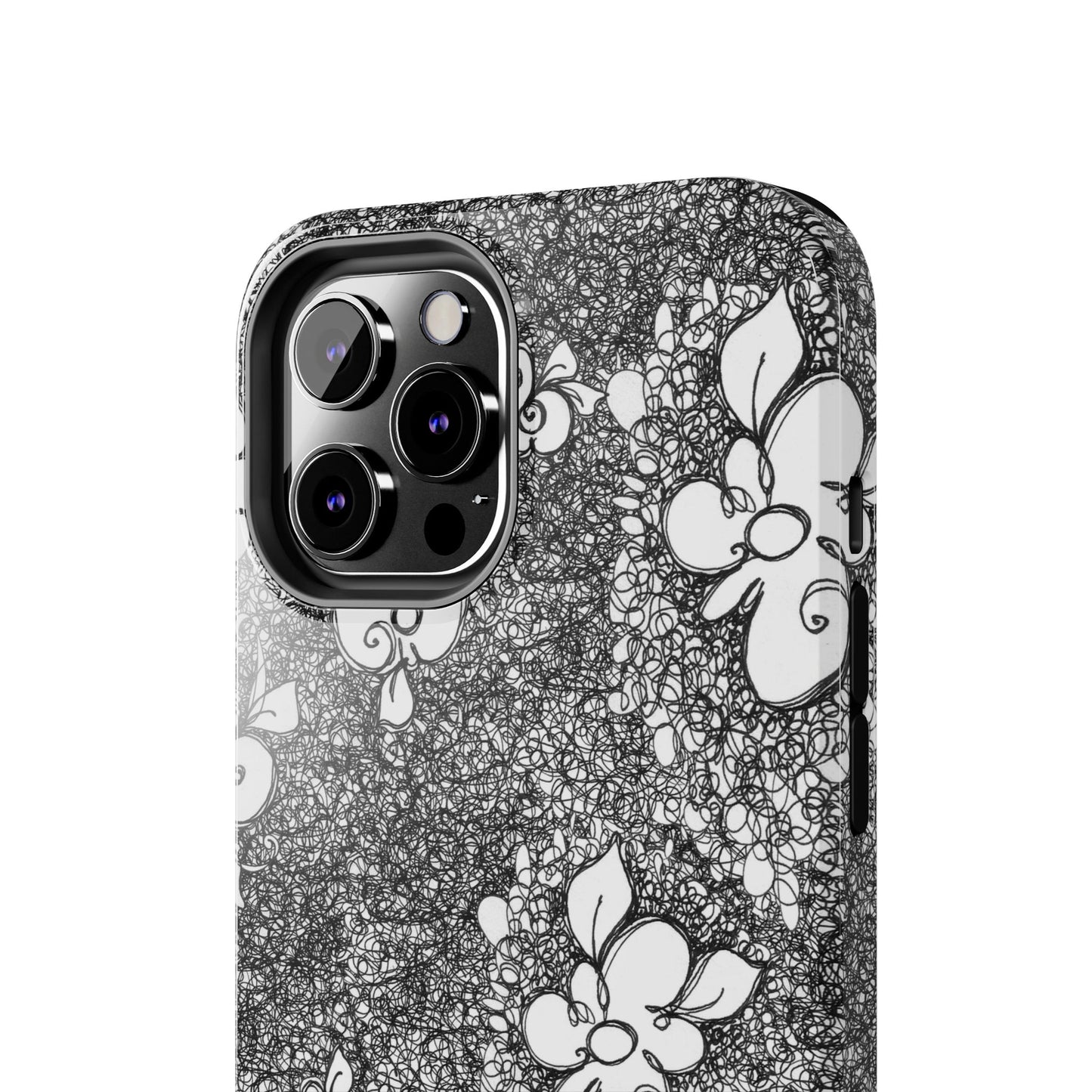 Flower Scribbles Phone Case
