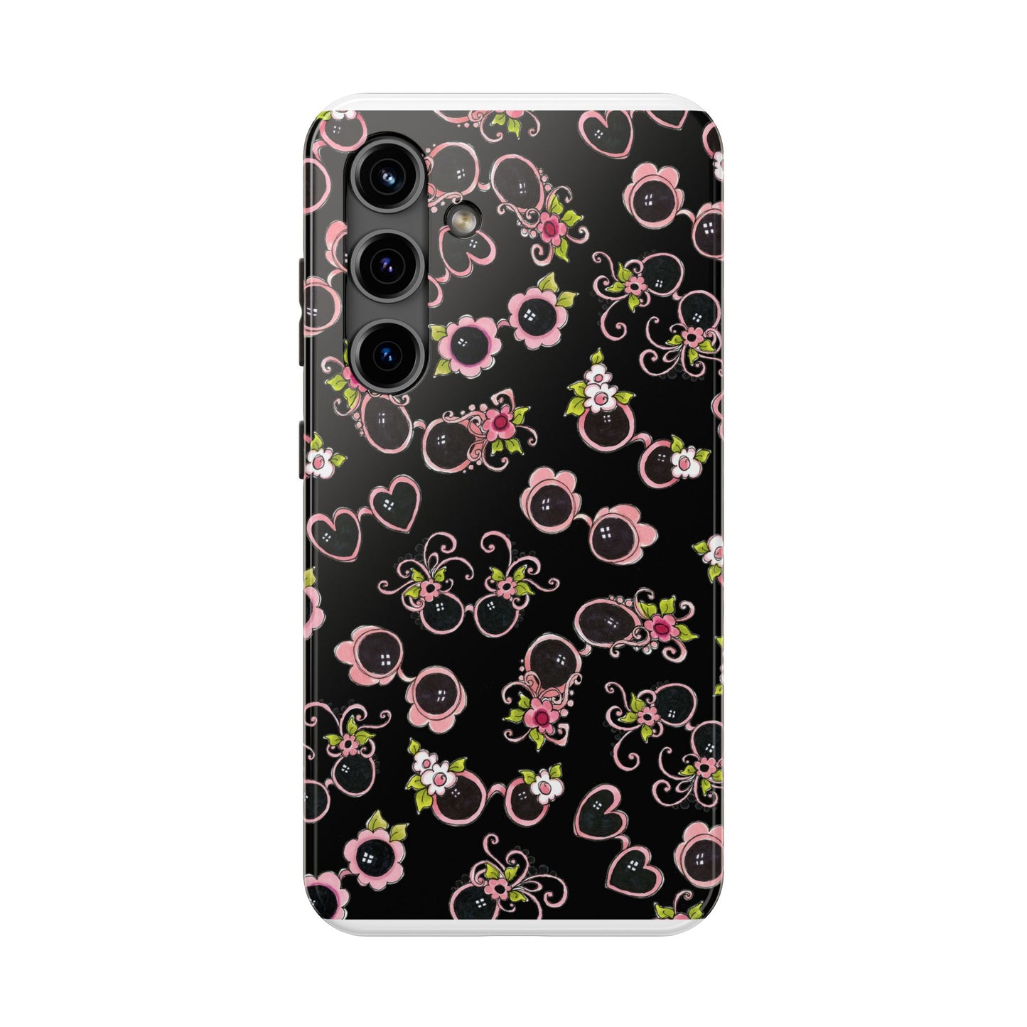 Tossed Shades Black Phone Case