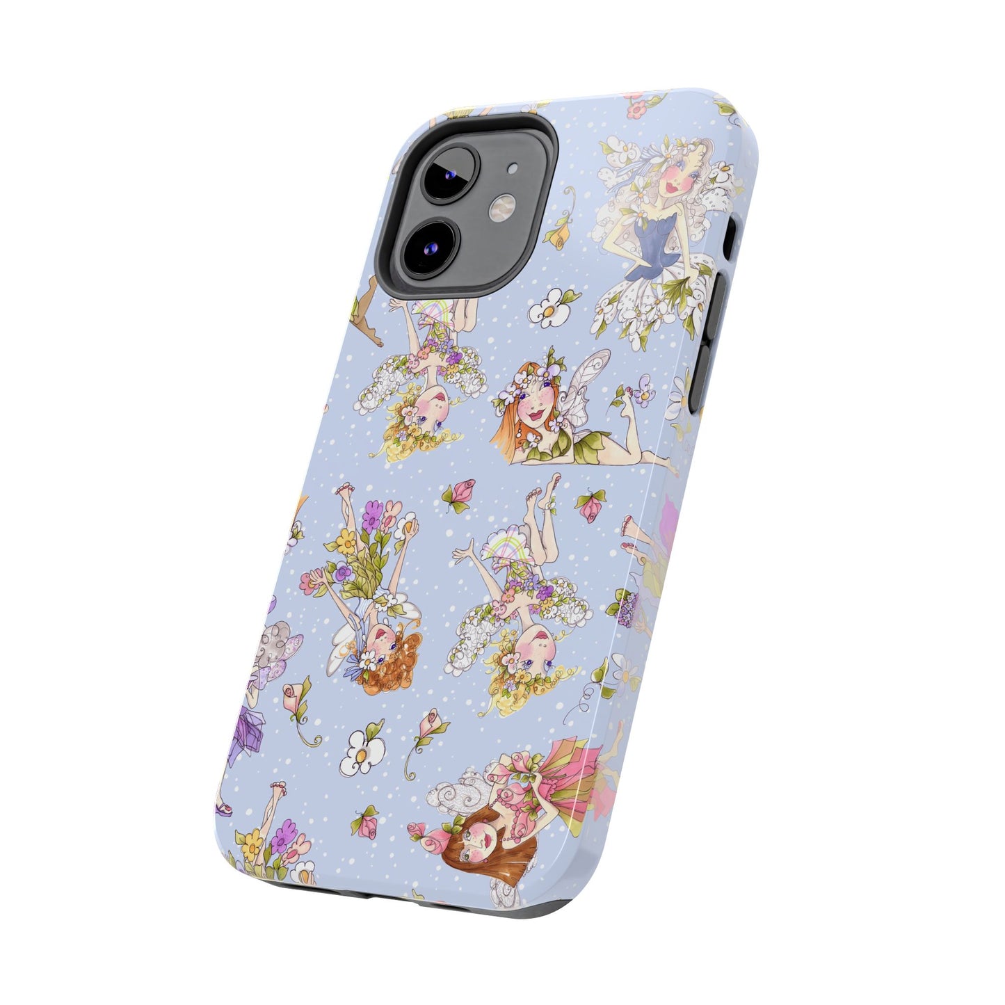 Tossed Fairies Blue Phone Case