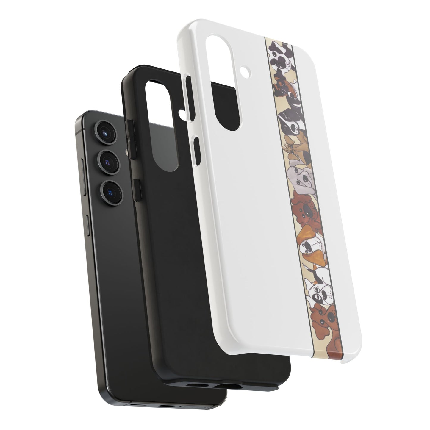 Doggie Delight Border Phone Case