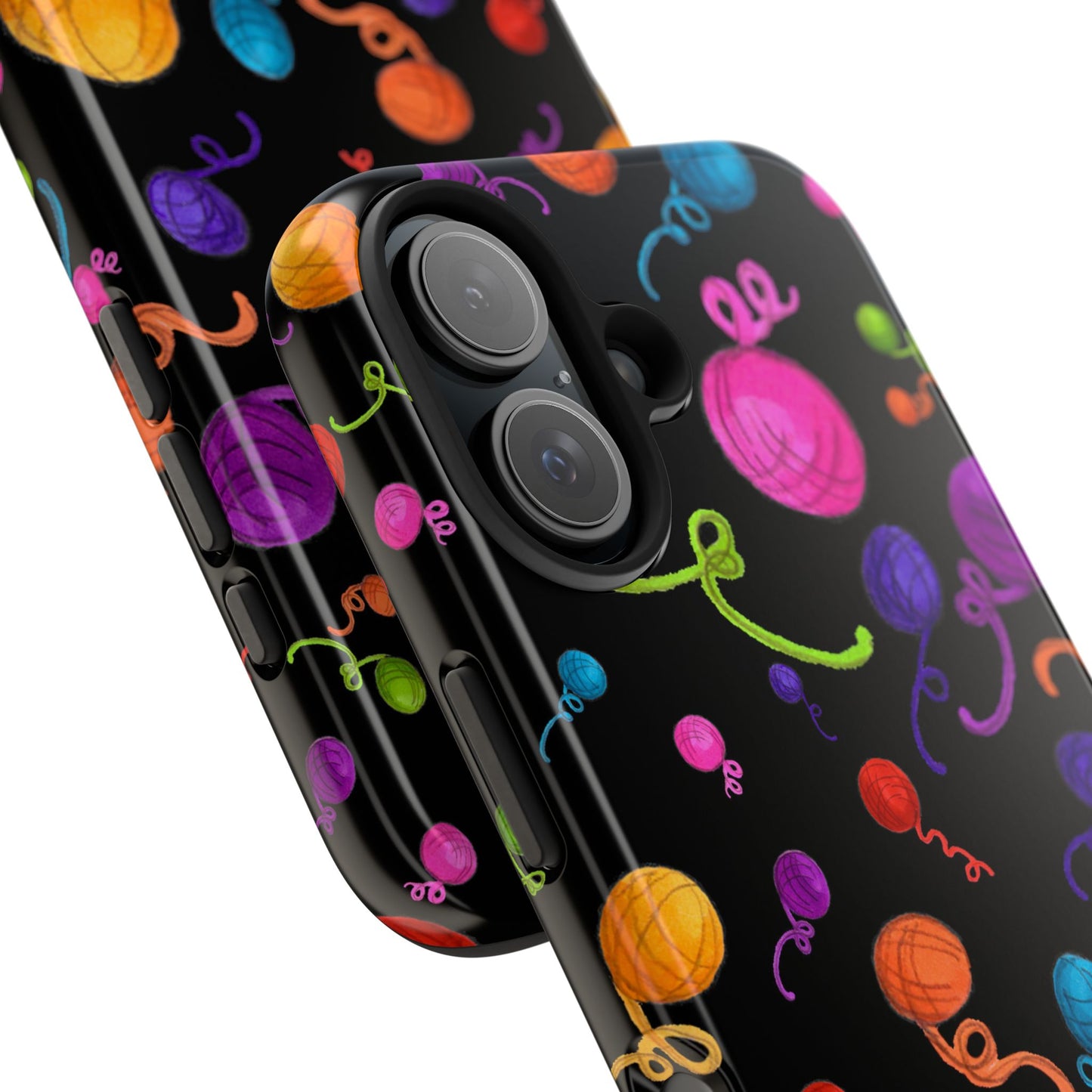 Yarniverse Black Phone Case