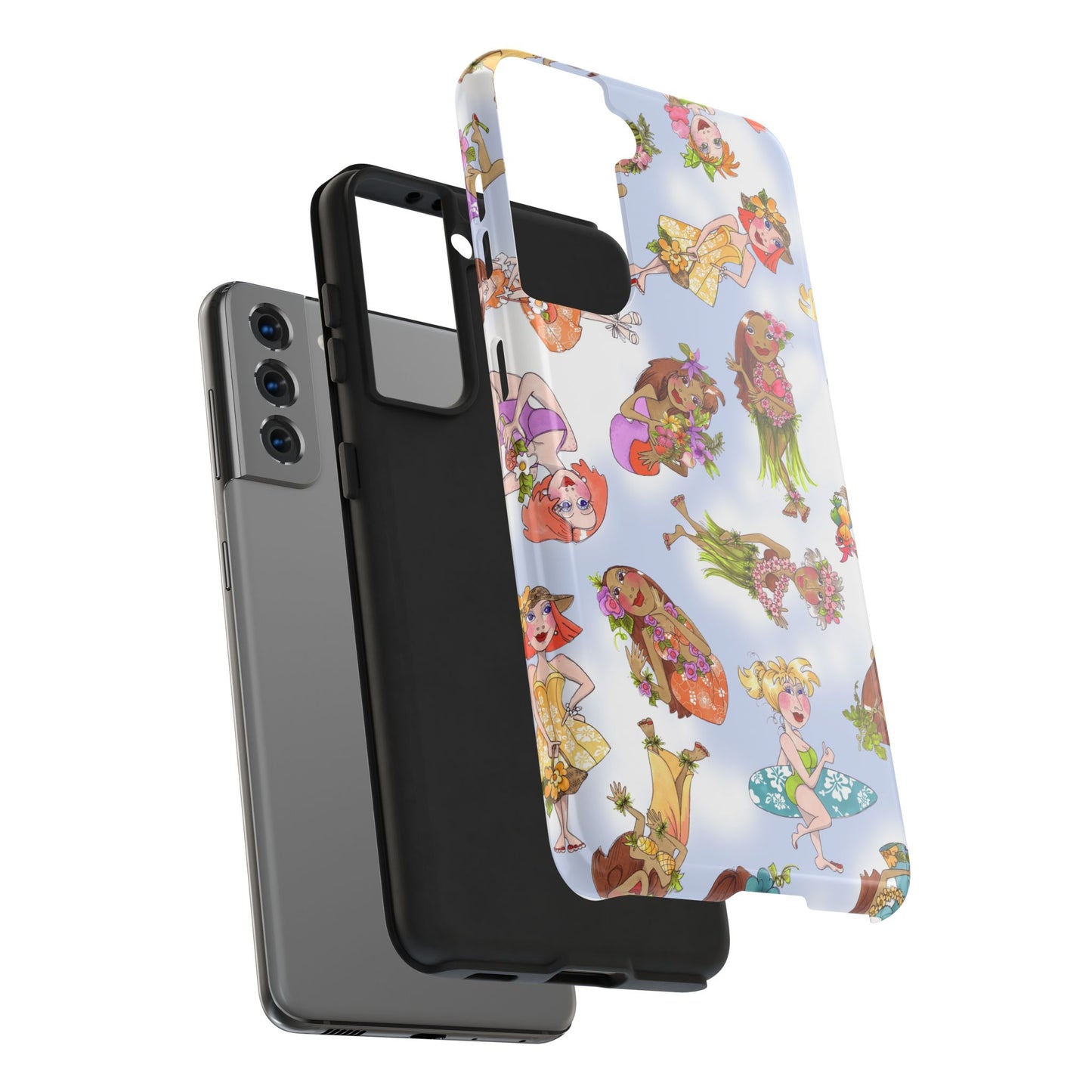 Island Toss Blue Sky Phone Case