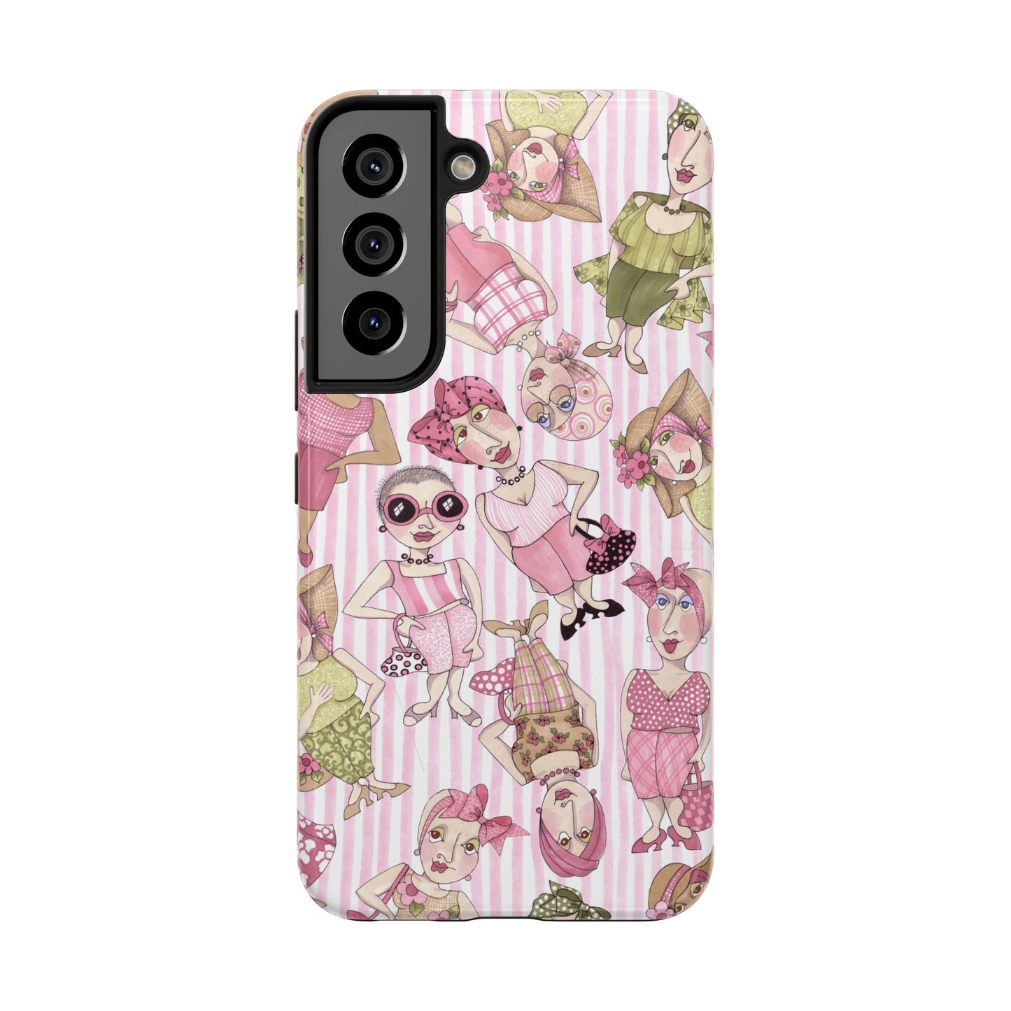 Tossed Ladies Pink Phone Case