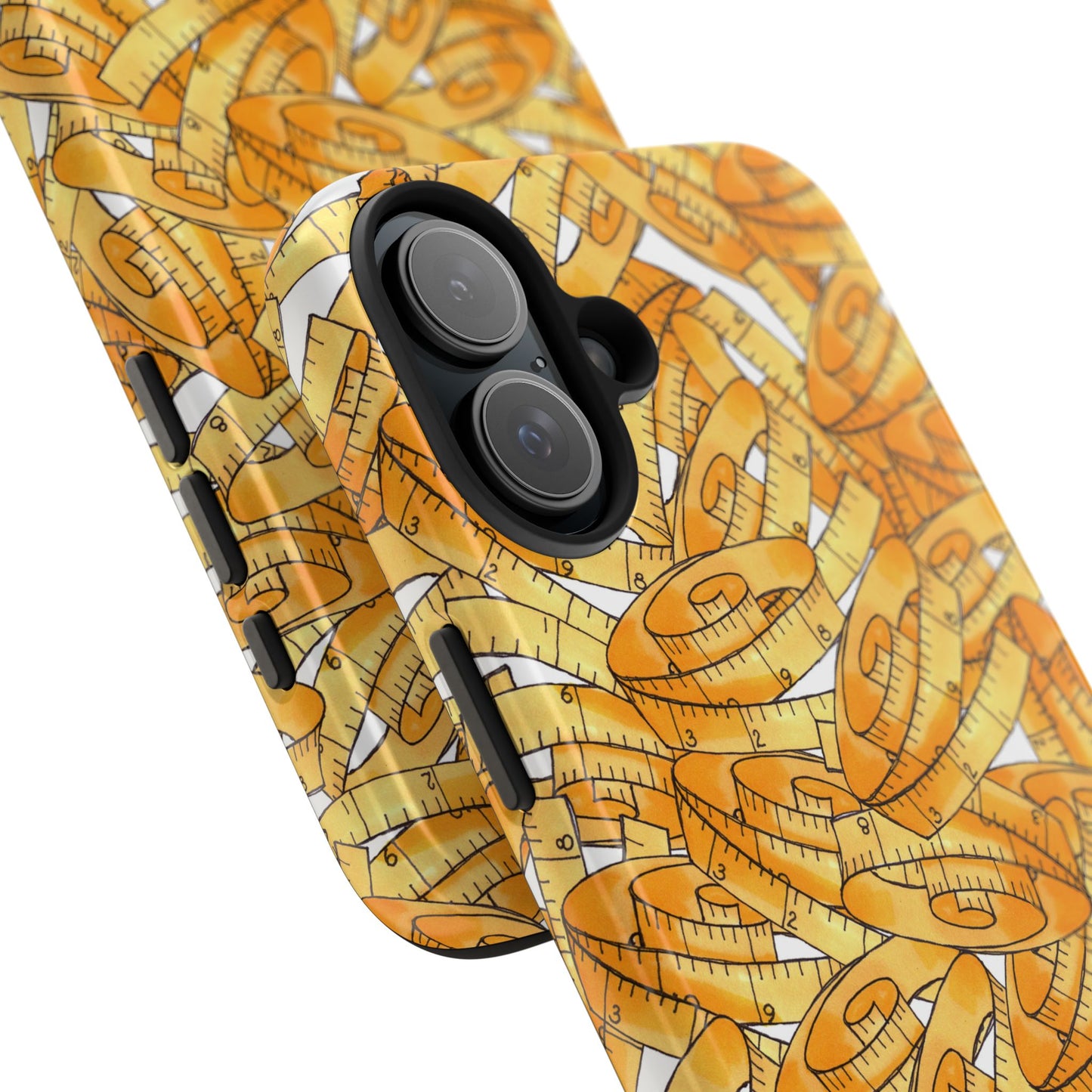 Tape Storm White / Yellow Phone Case