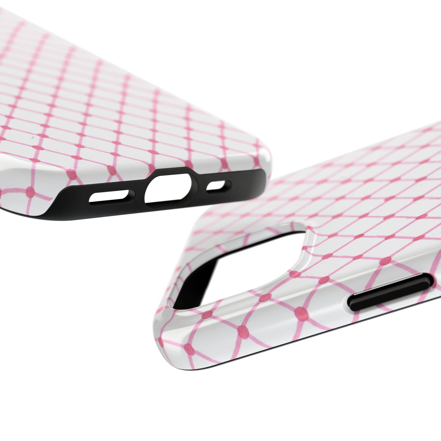 Diamond White / Pink Phone Case