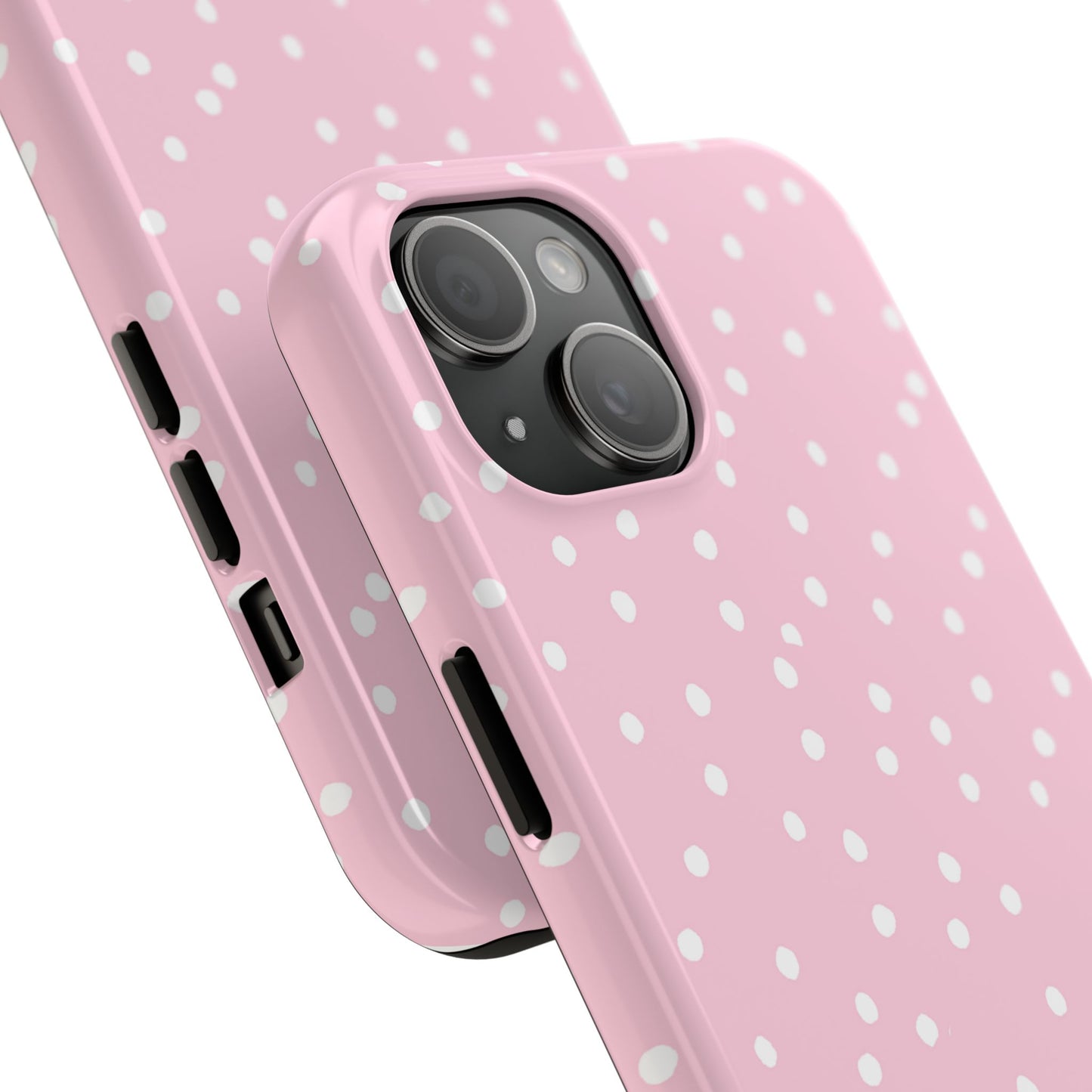 Space Dots Pink / White Phone Case