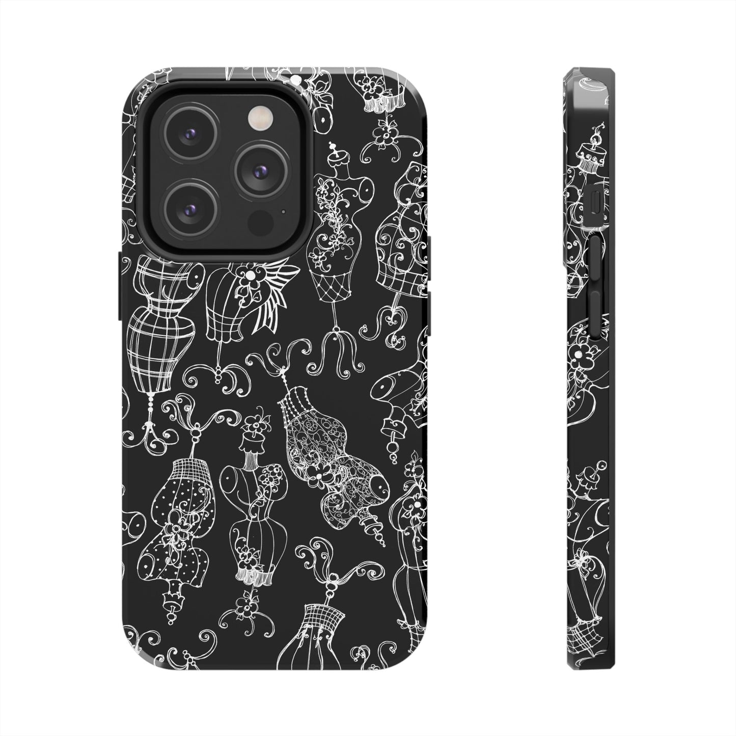 Mannequinique Black / White Phone Case