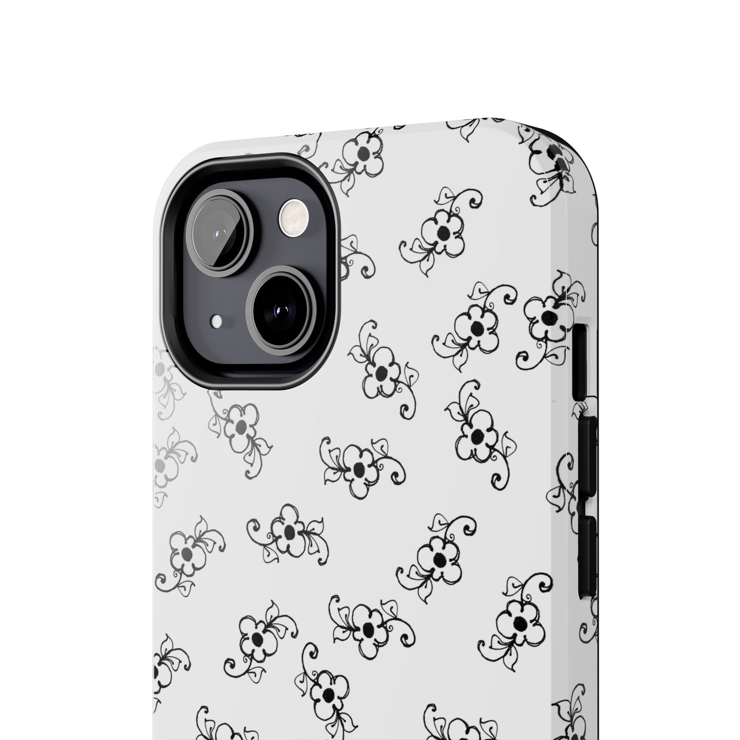 Favorite Daisies White / Black Phone Case