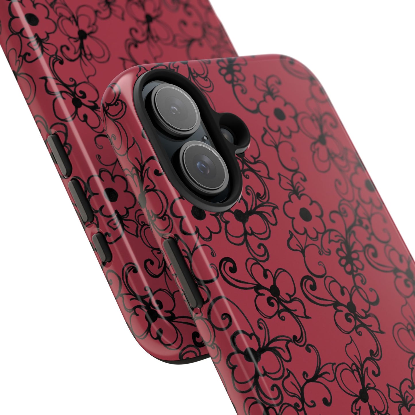 Daisy Jungle Red Phone Case