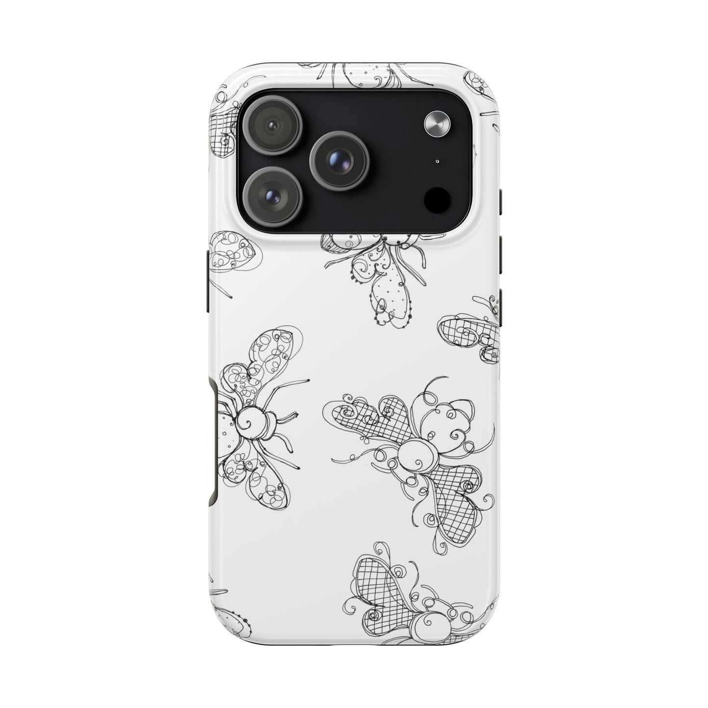 Busy Bees White Phone Case