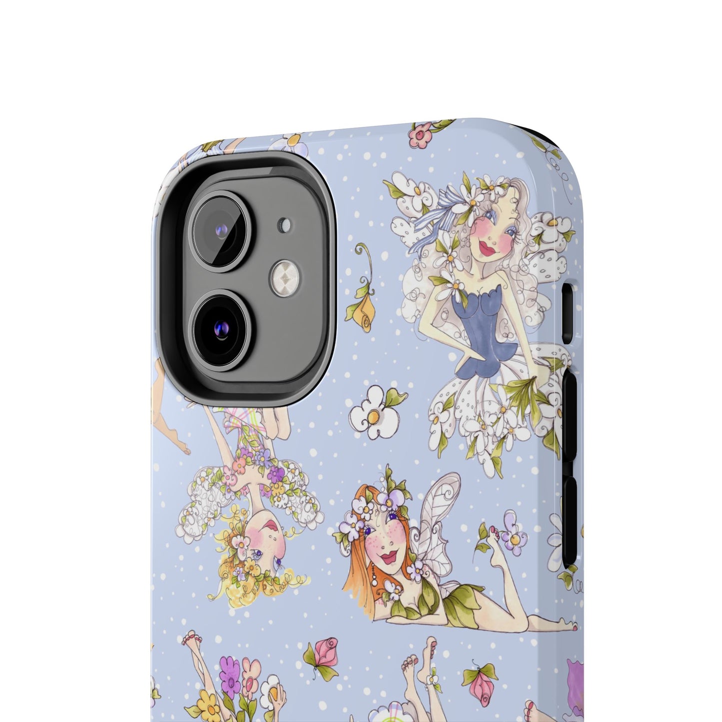 Tossed Fairies Blue Phone Case