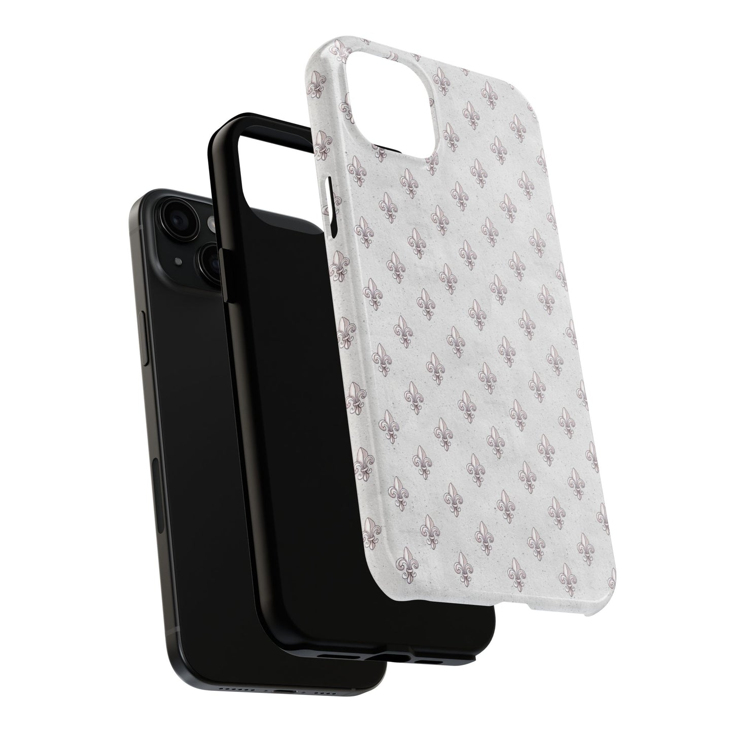 Fleurs Silver Phone Case