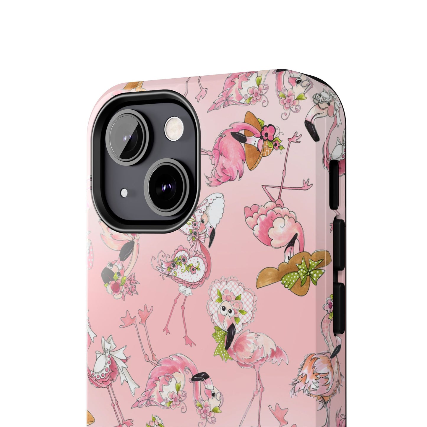 Tossed Flams Pink Phone Case