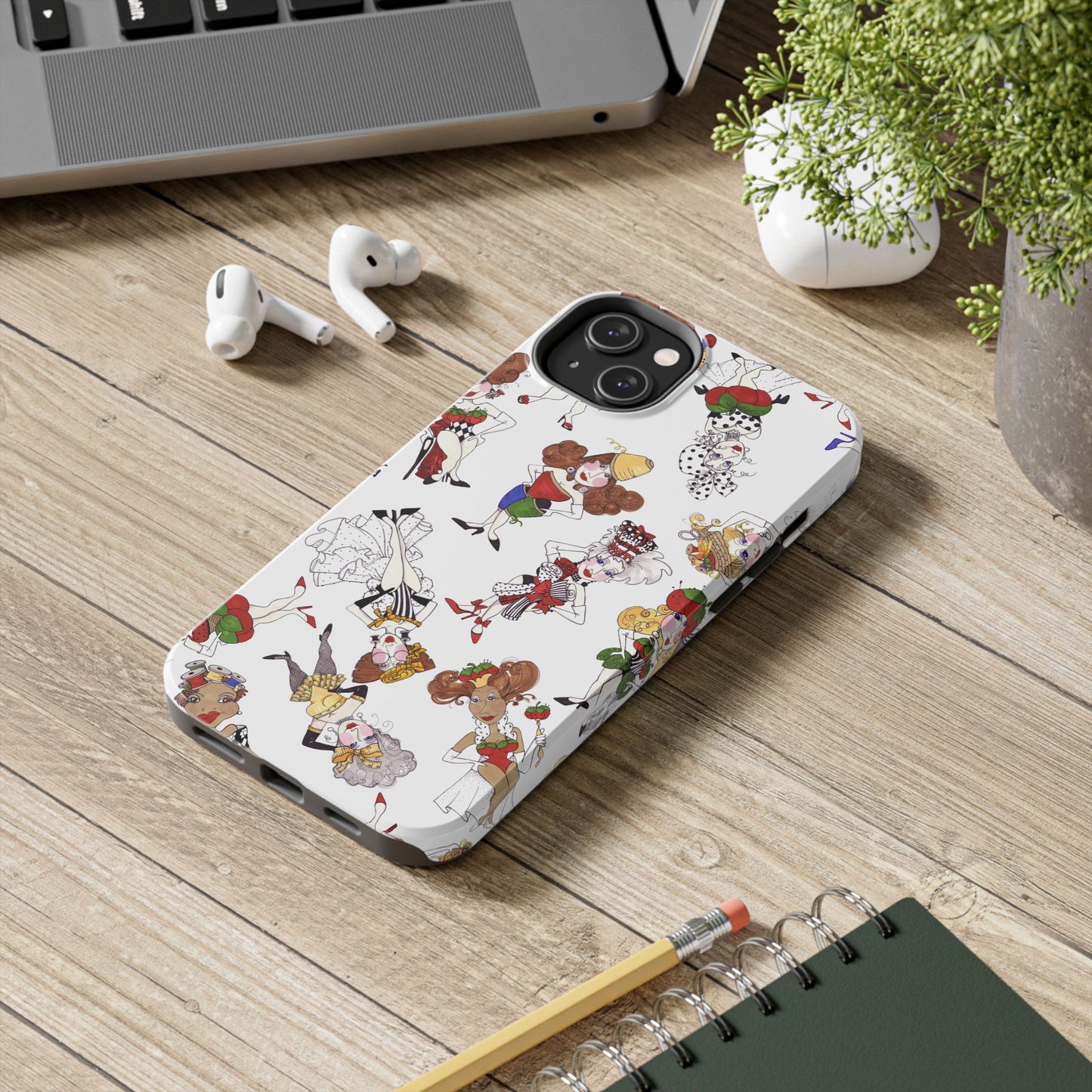 Sew Tossed White Phone Case