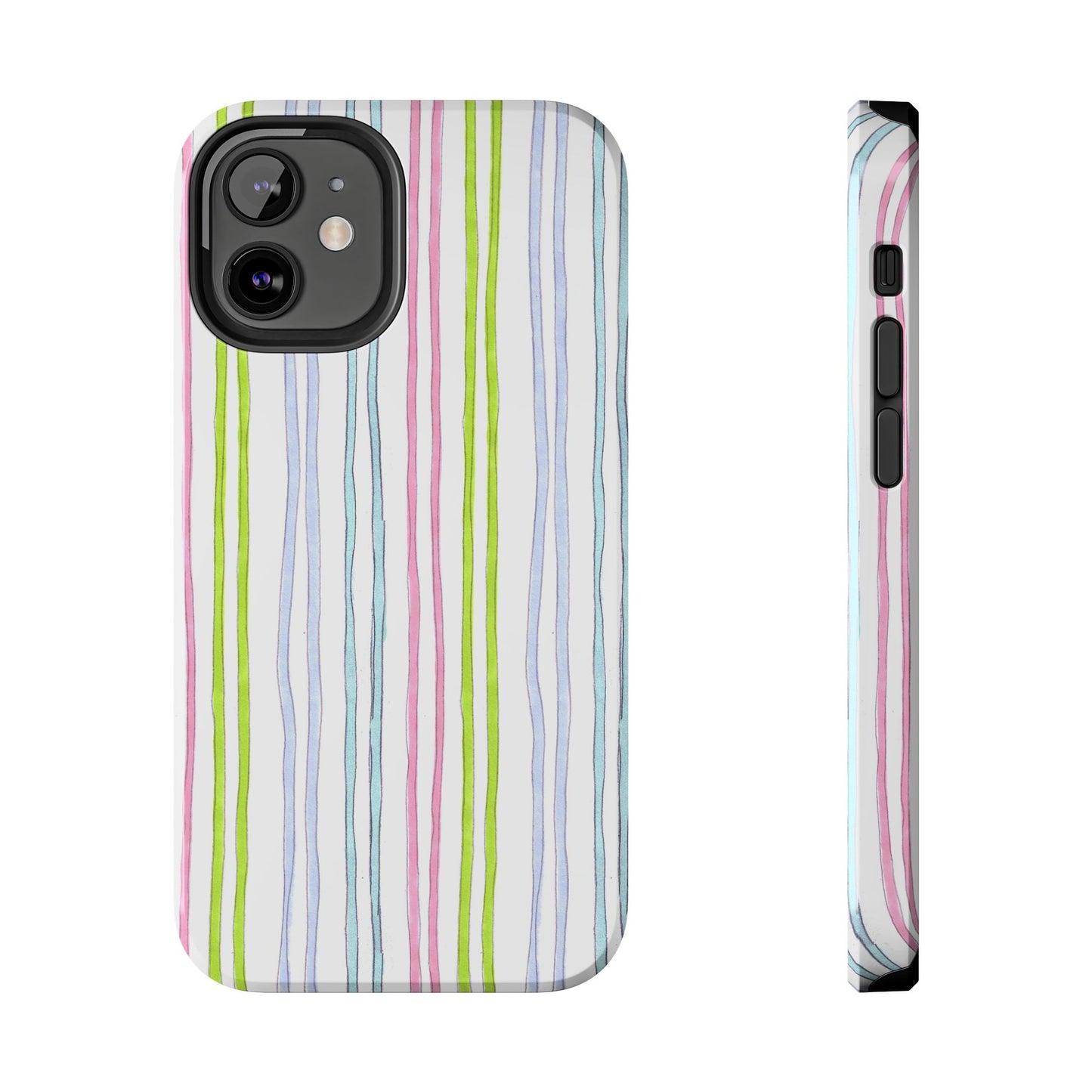 Belle Stripe White Phone Case