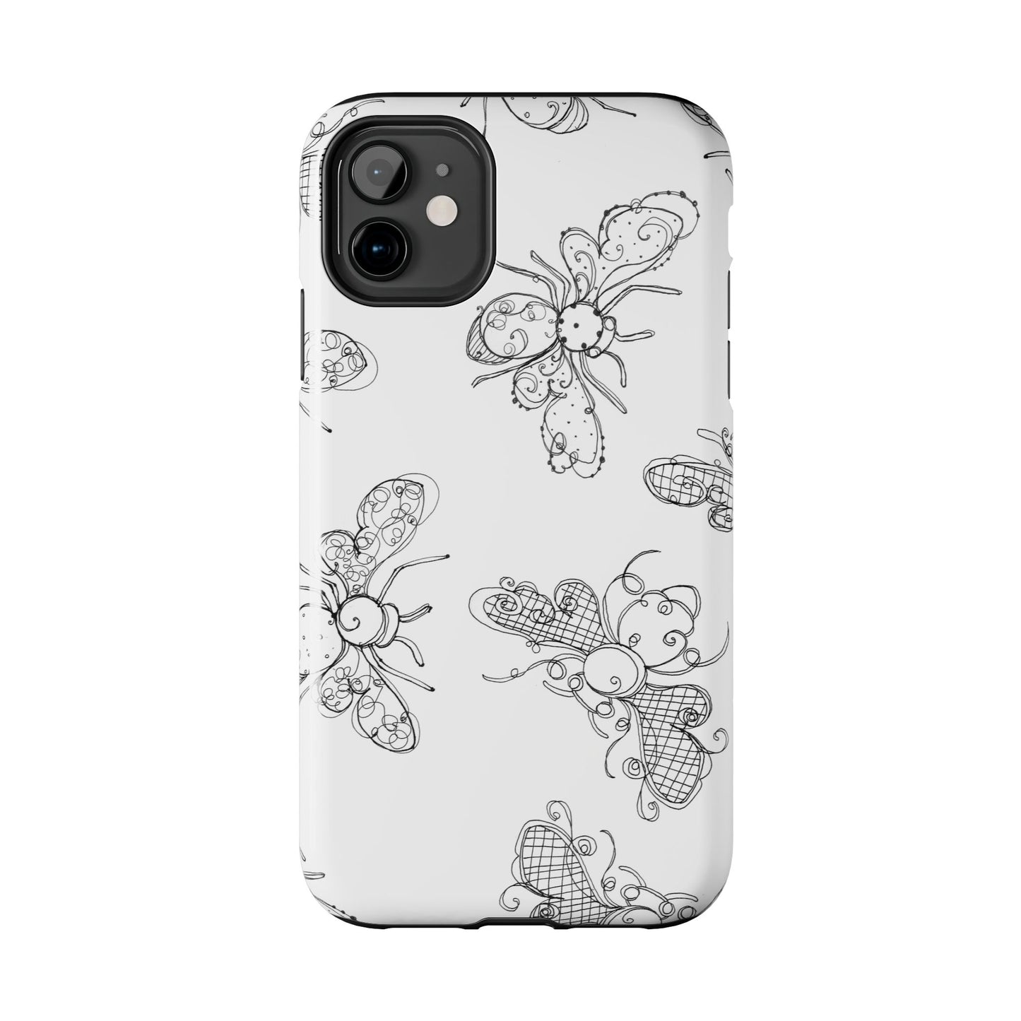 Busy Bees White Phone Case