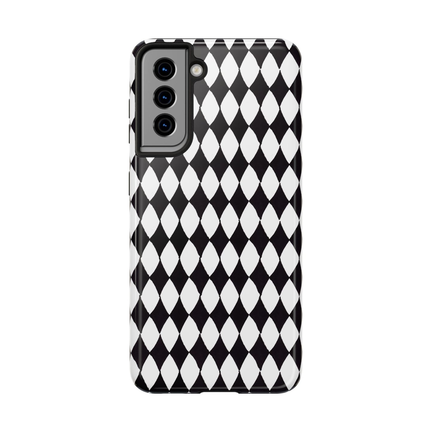 Diamond White / Black Phone Case