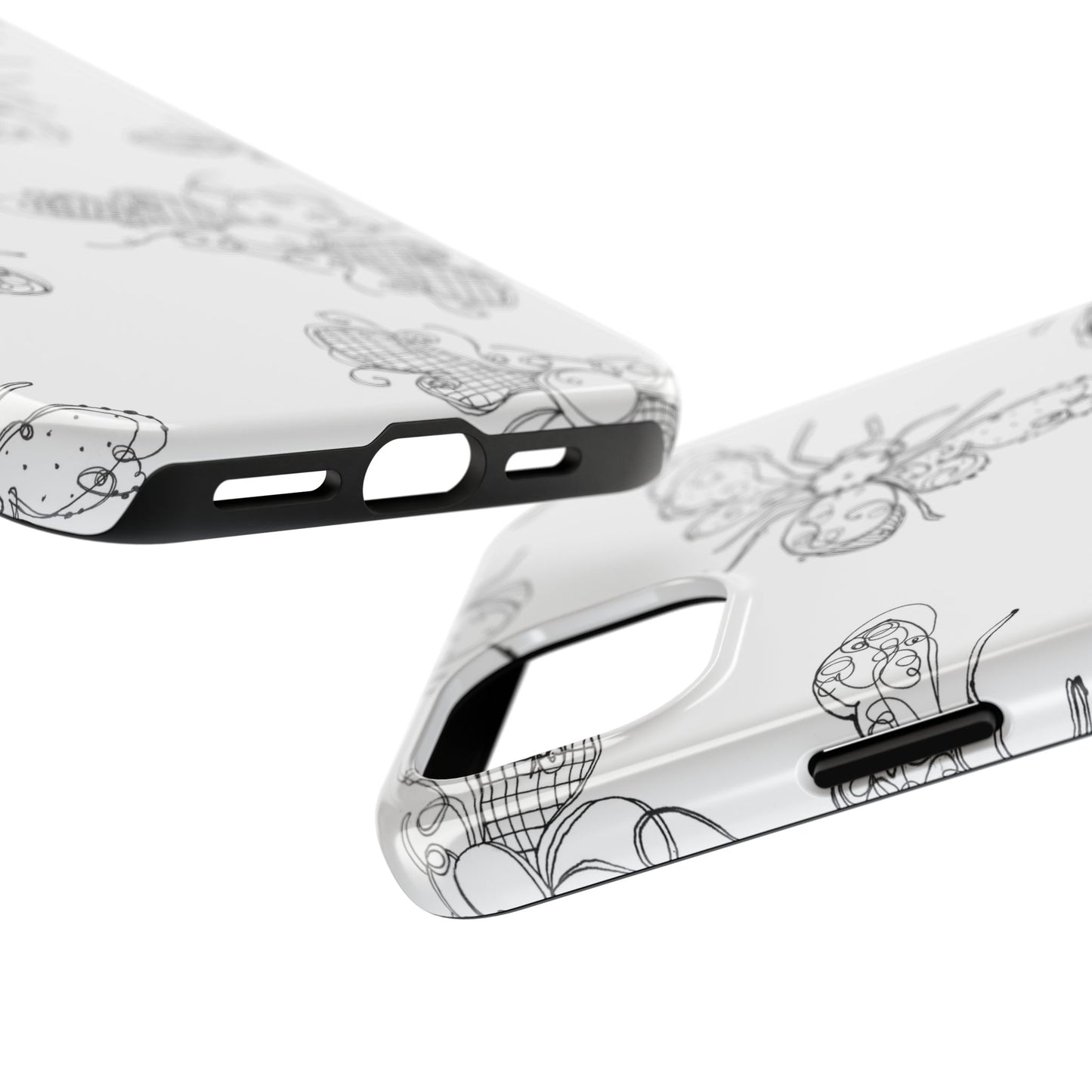 Busy Bees White Phone Case