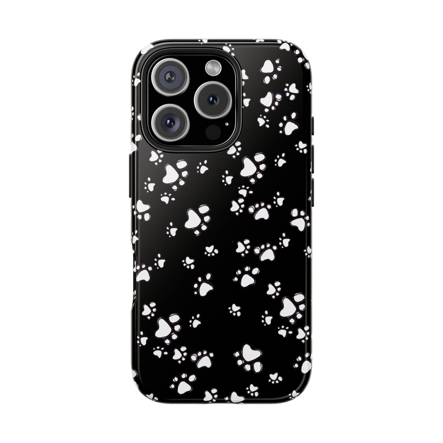 Paw Flakes Black Phone Case