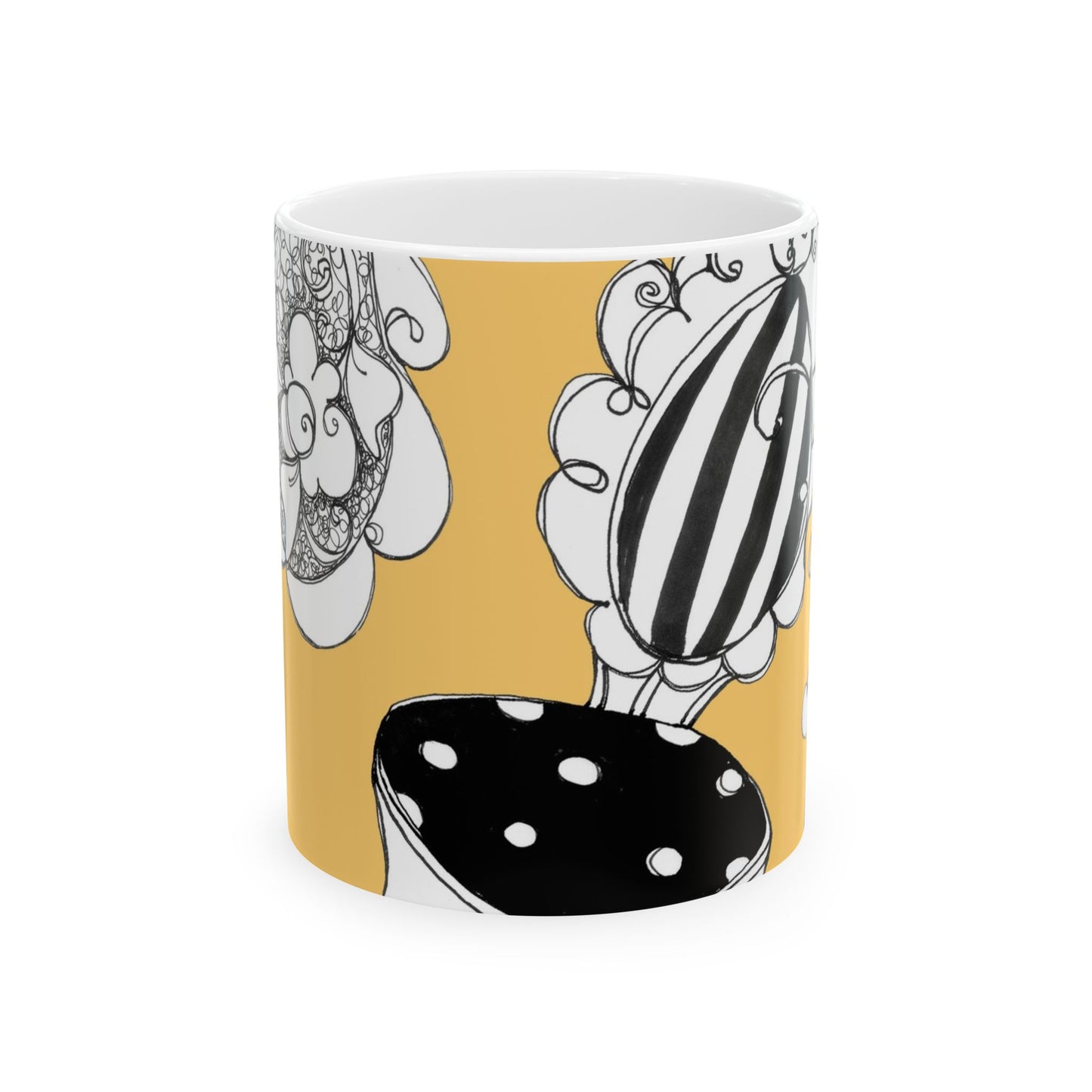 Bistro Chairs Yellow Cup