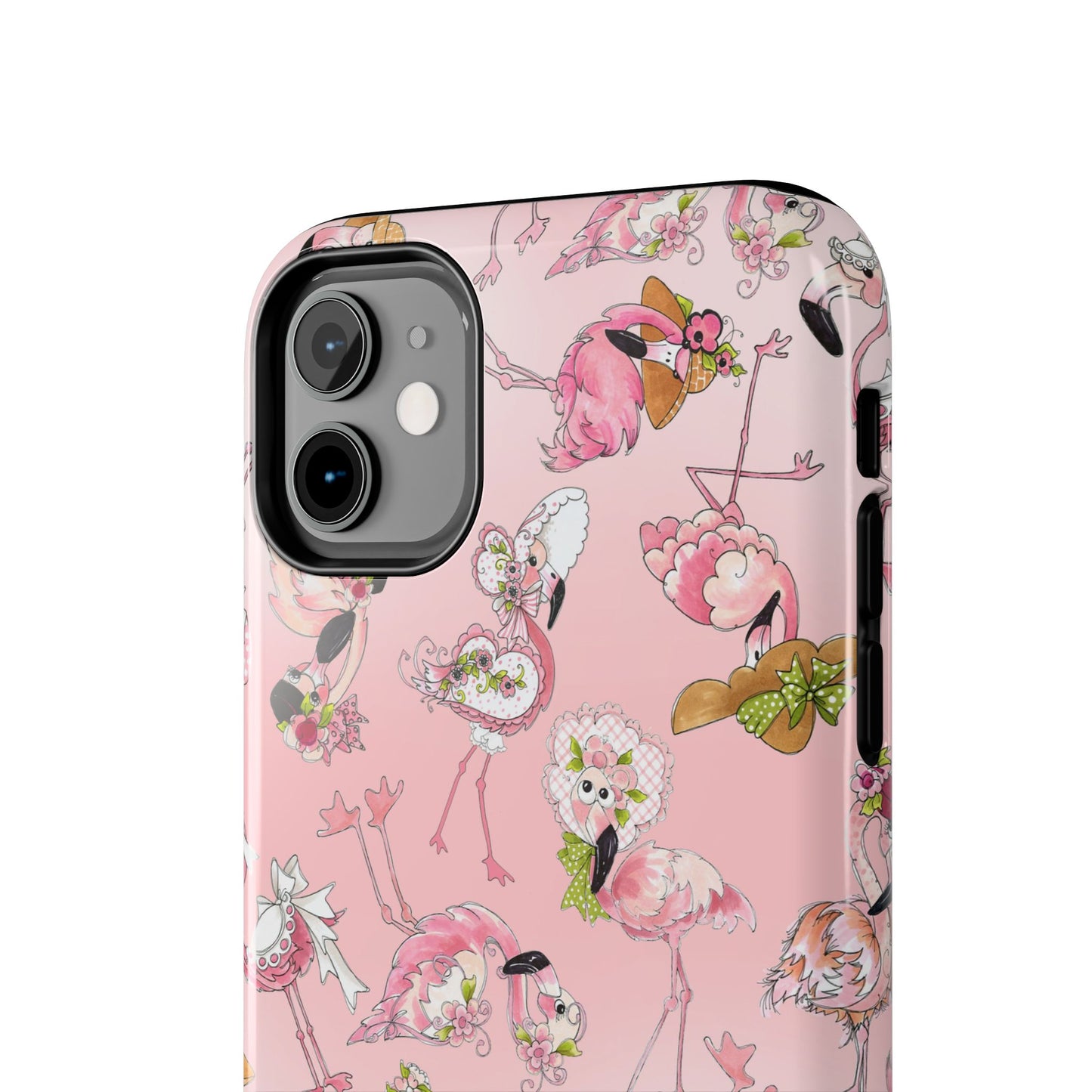 Tossed Flams Pink Phone Case