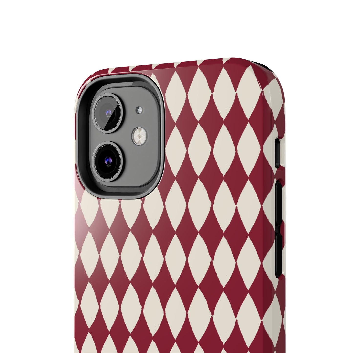 Diamond Ivory / Red Phone Case