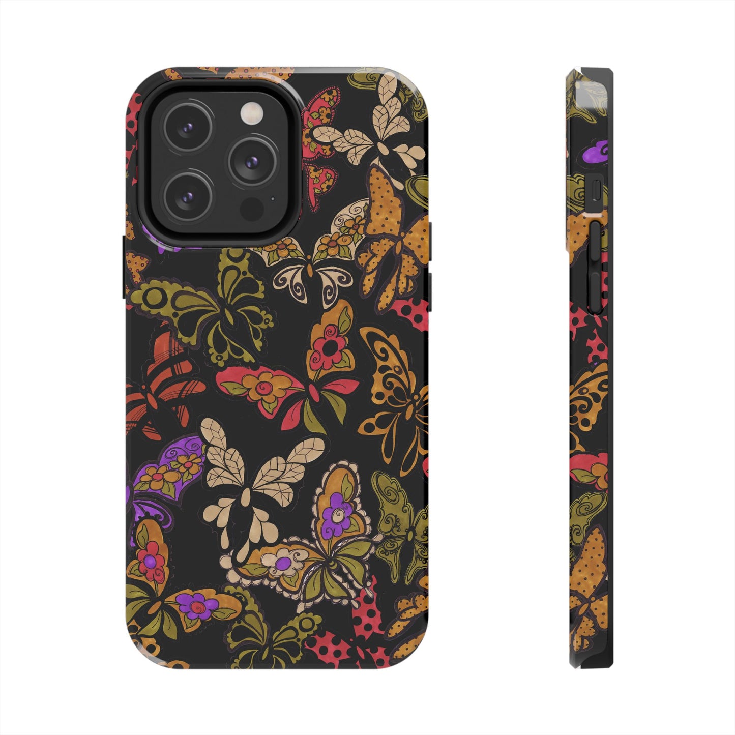Flighty Black Phone Case
