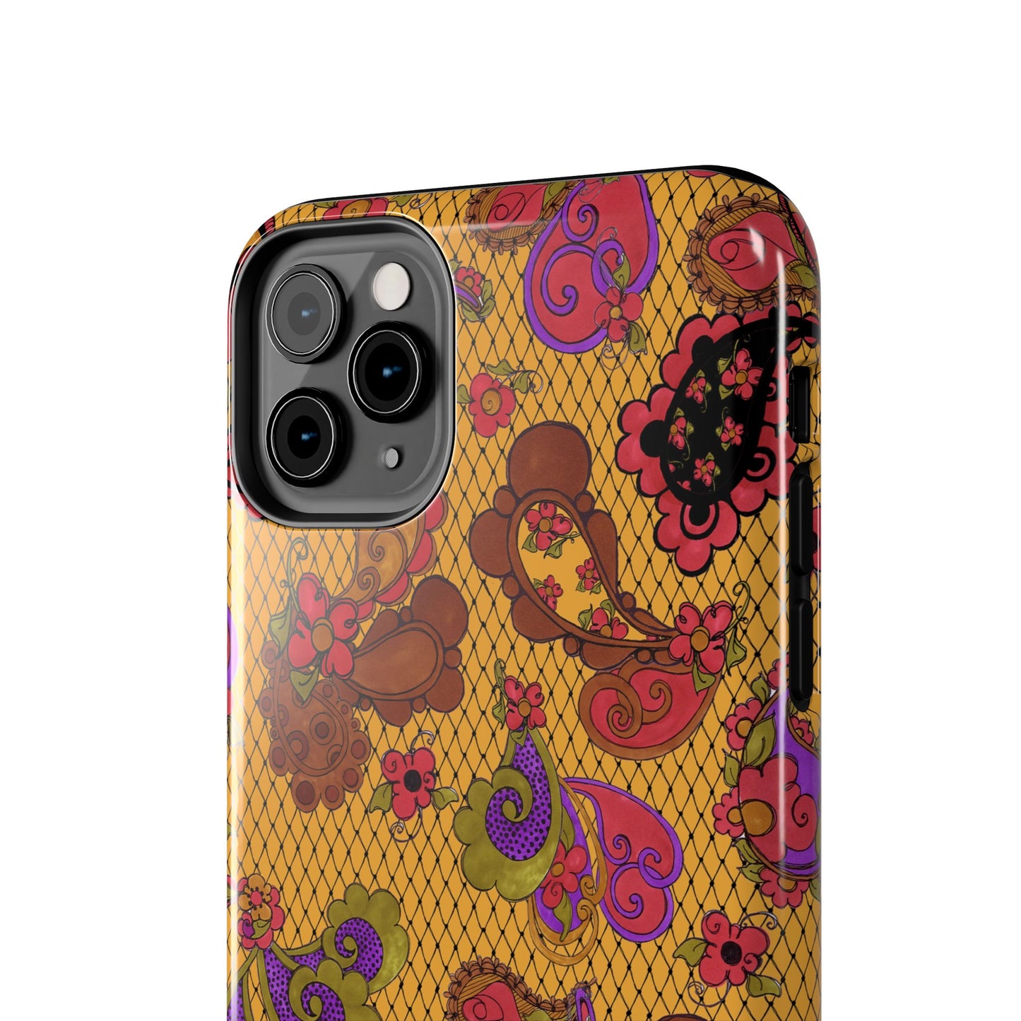 Posie Paisley Gold Phone Case