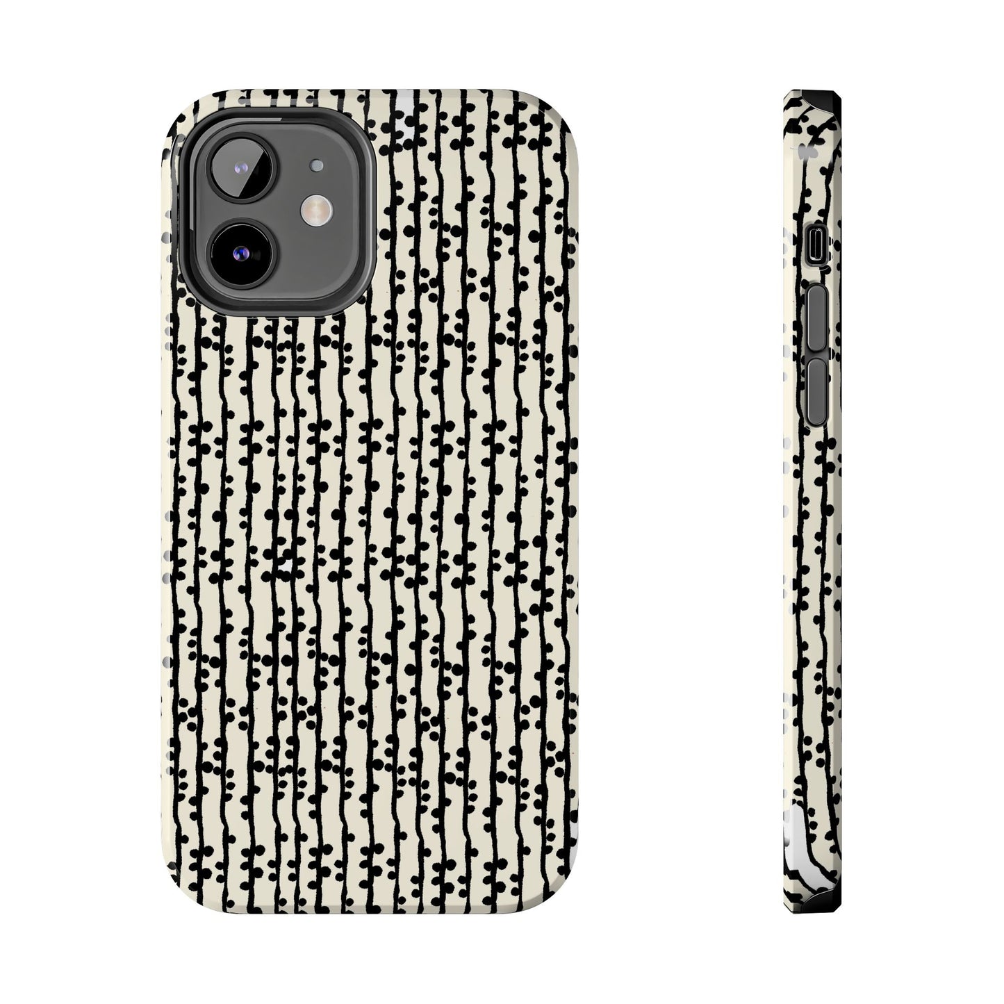 Loopy Stripe Bone Phone Case