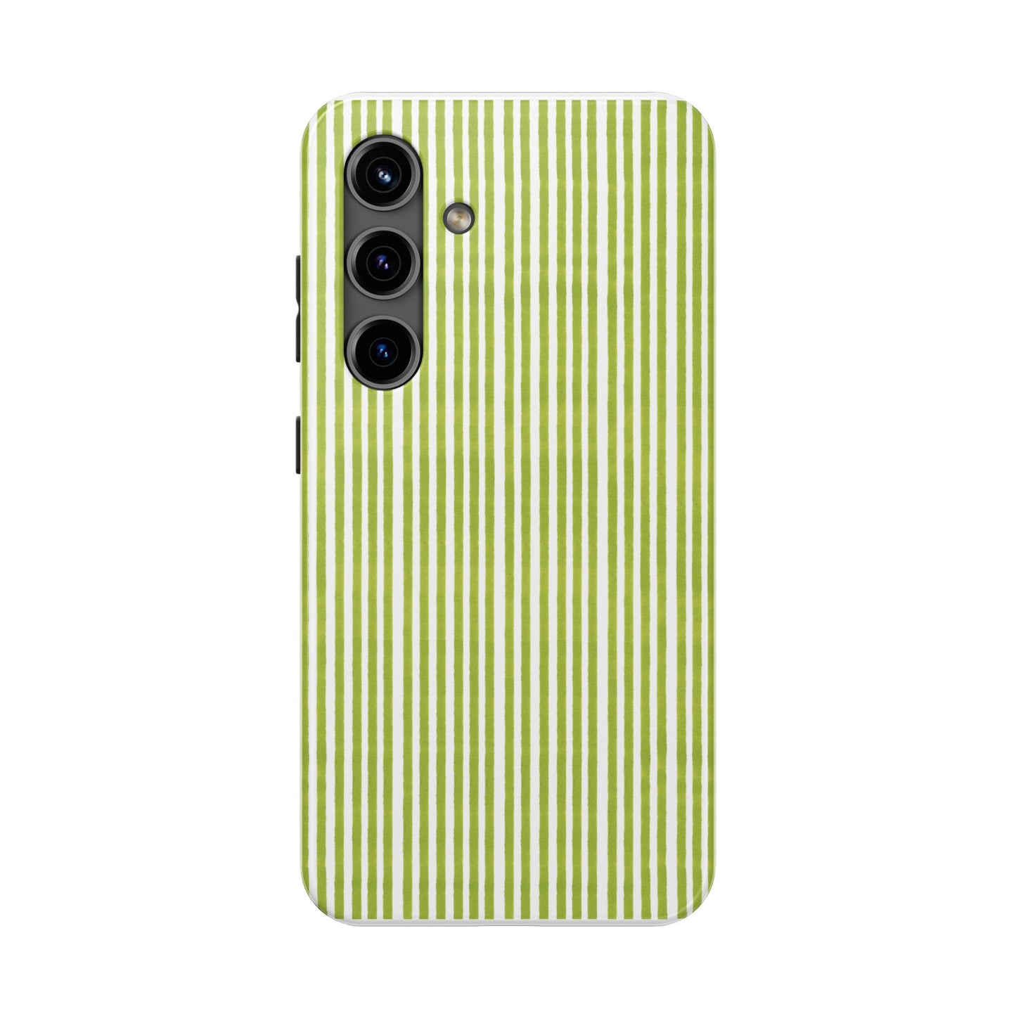 Lazy Stripe Lime Phone Case