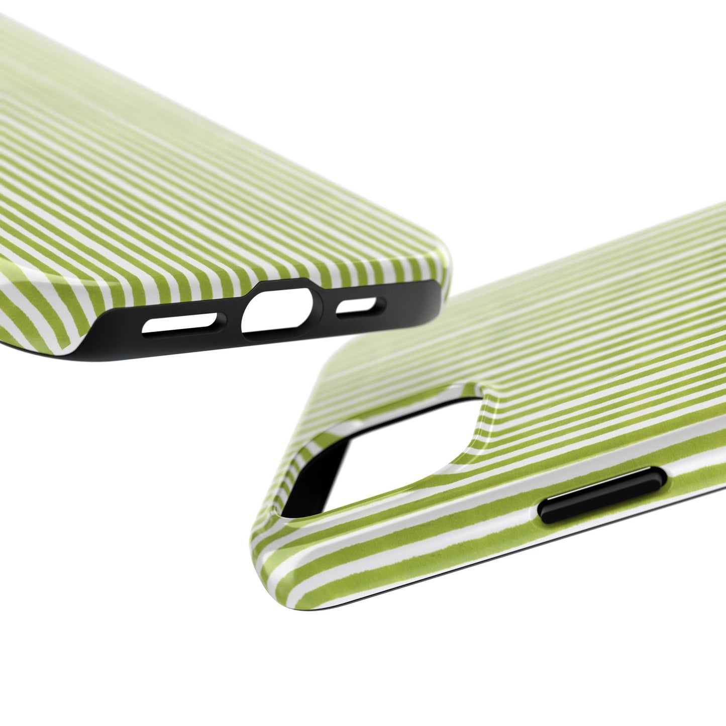 Lazy Stripe Lime Phone Case