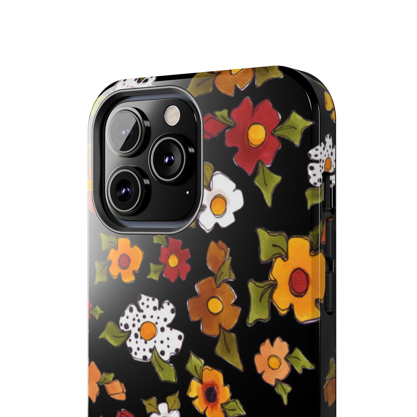 Spice Posie Black Phone Case