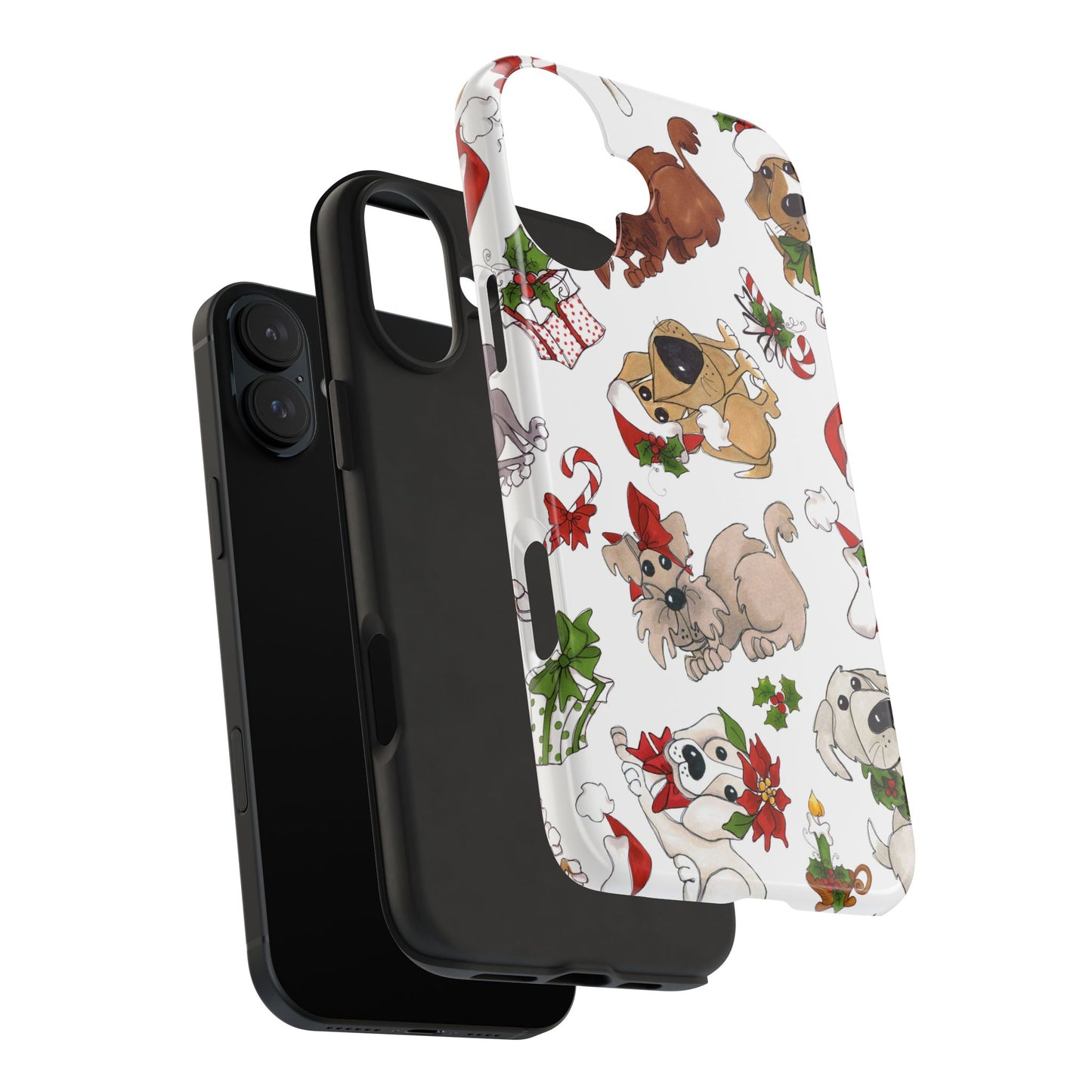 Doggie Toss White Phone Case