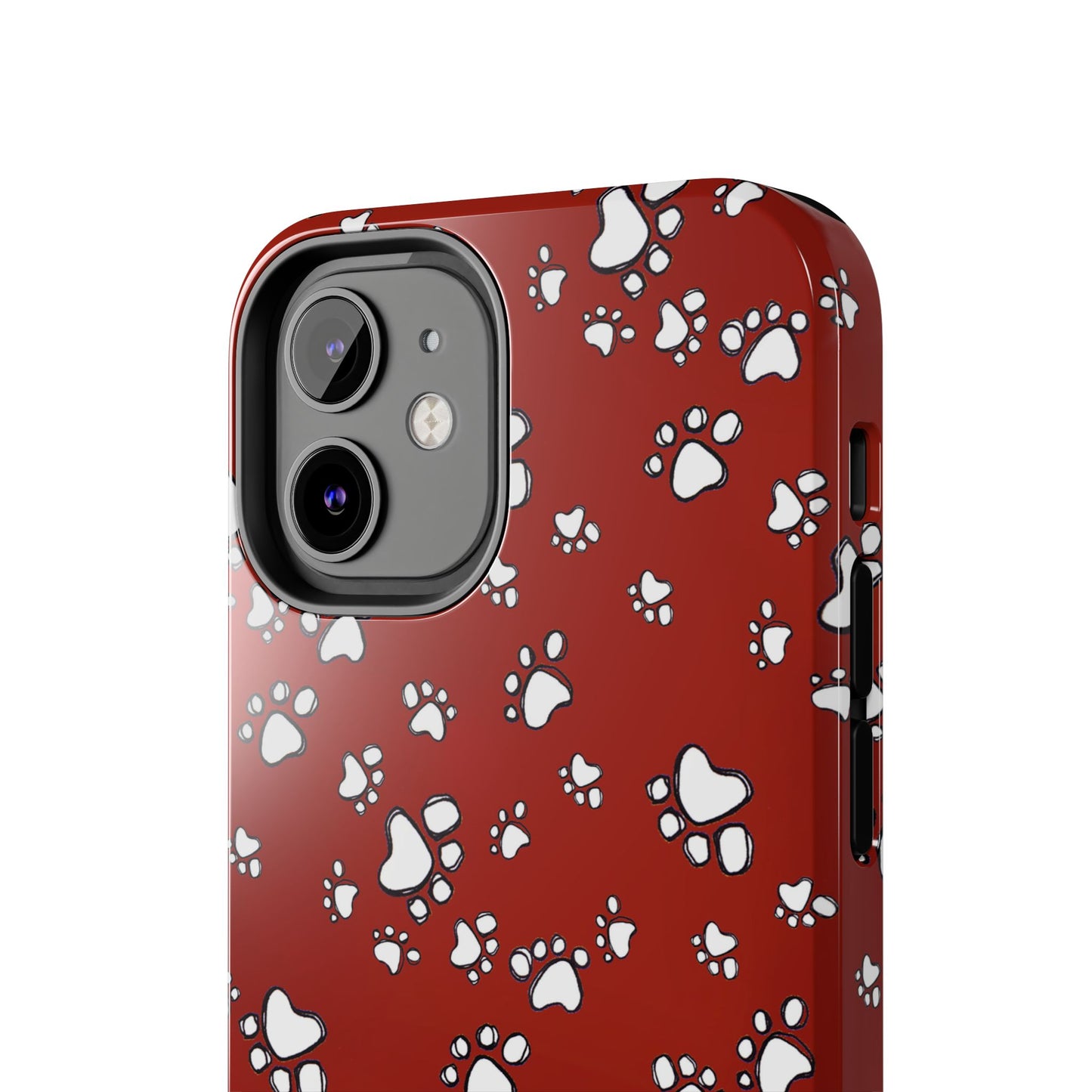 Paw Flakes Red Phone Case