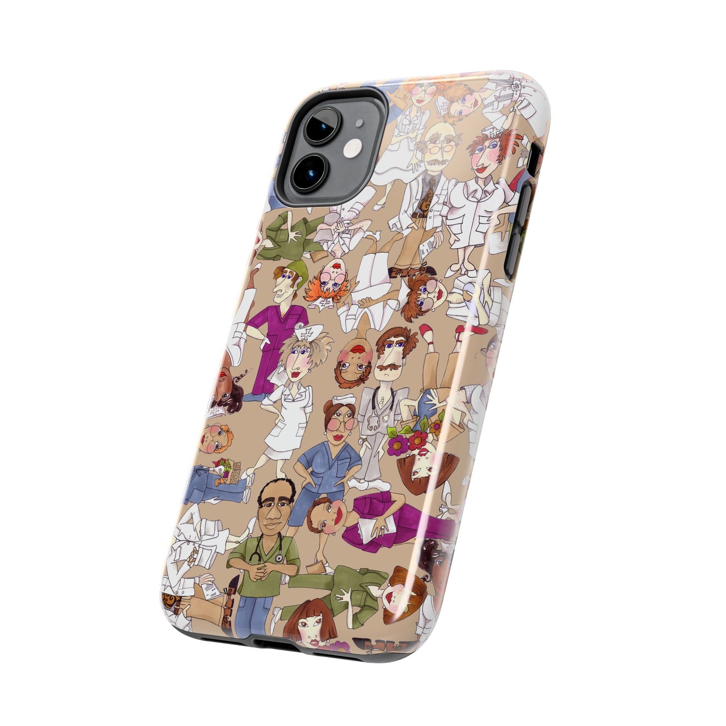 Diverse Nurse Khaki Phone Case