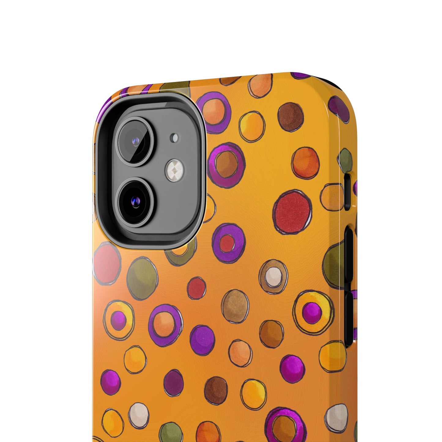 Double Dot Yellow Phone Case
