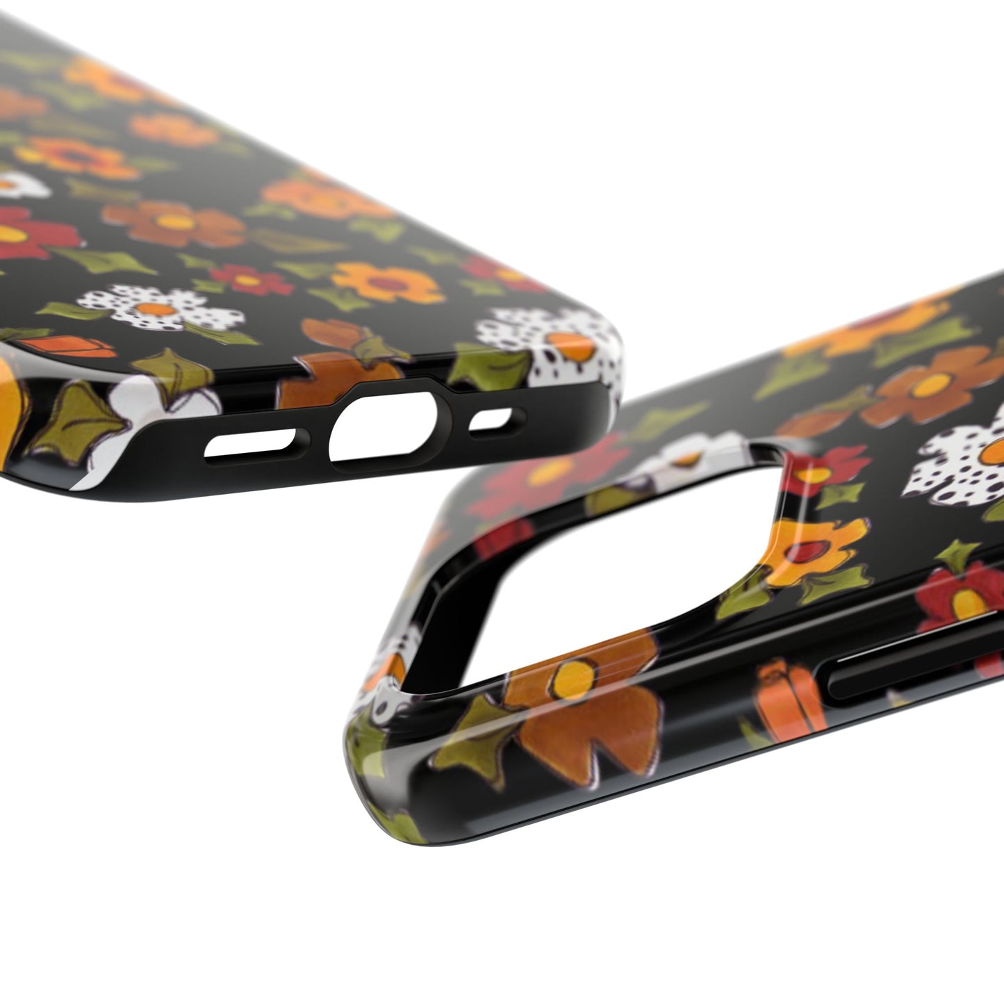 Spice Posie Black Phone Case