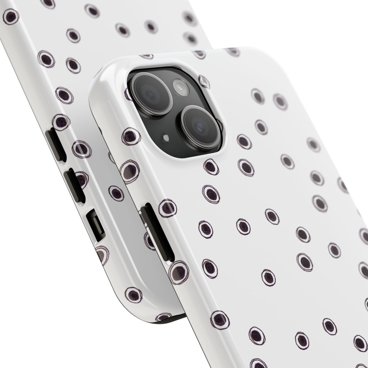 Halo Dots White Phone Case