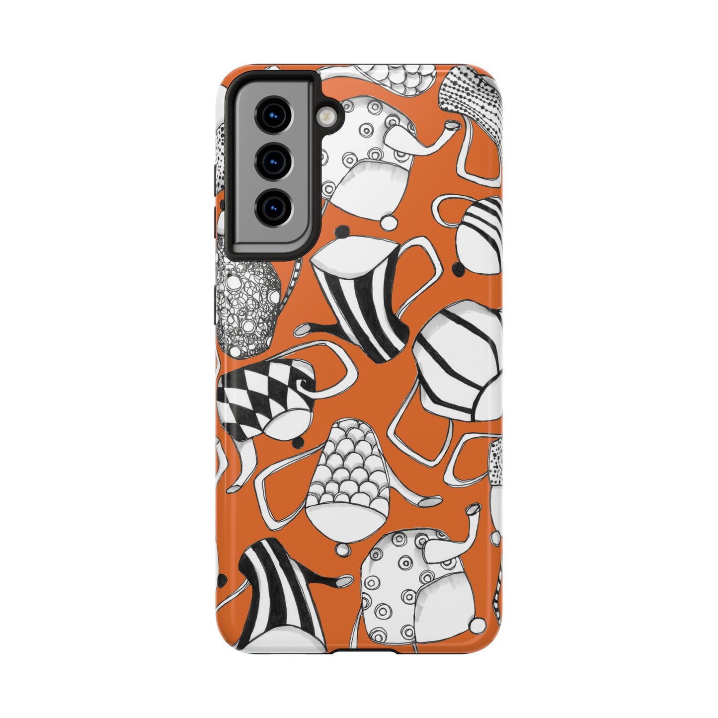 Coffee, Tea Anyone? Orange Phone Case