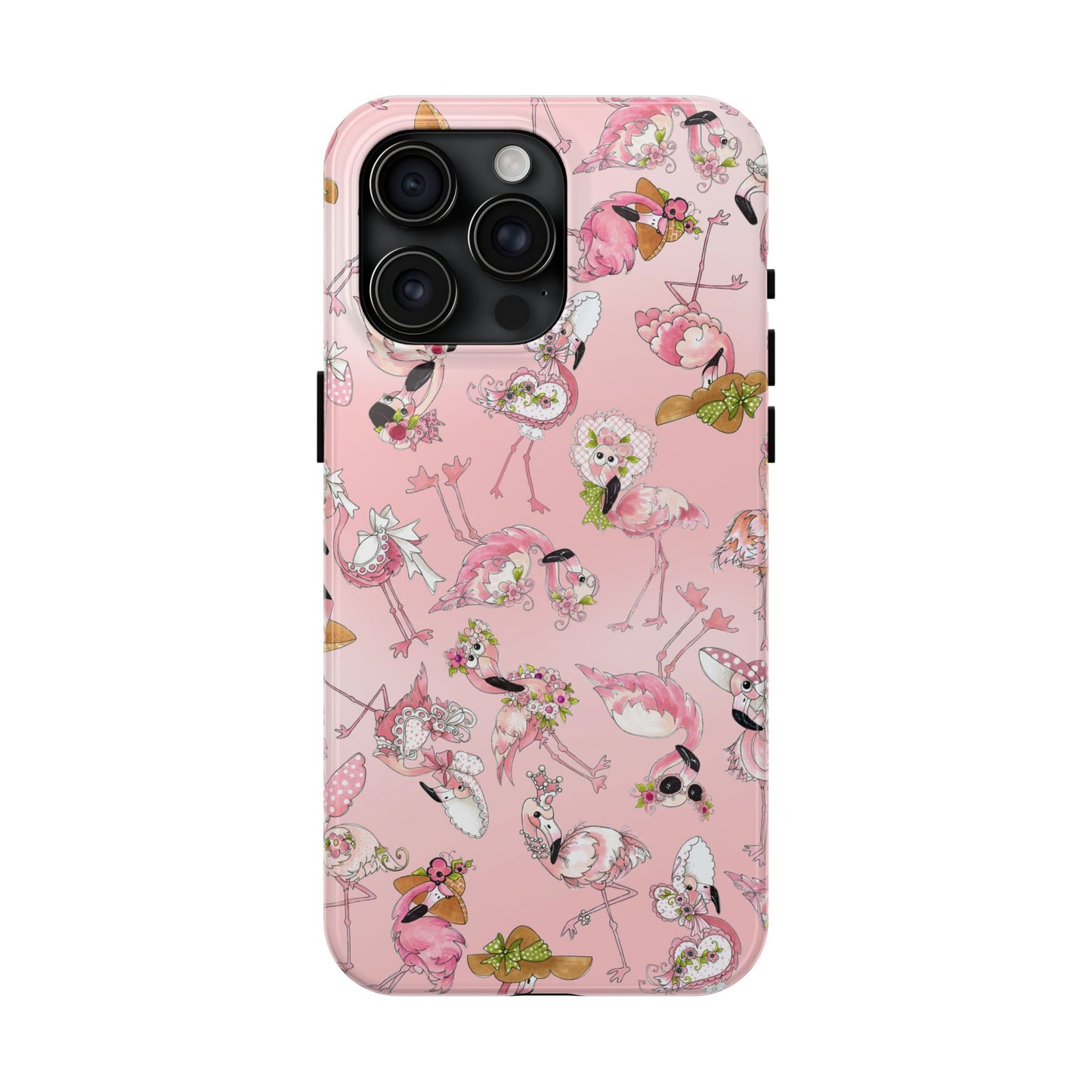 Tossed Flams Pink Phone Case