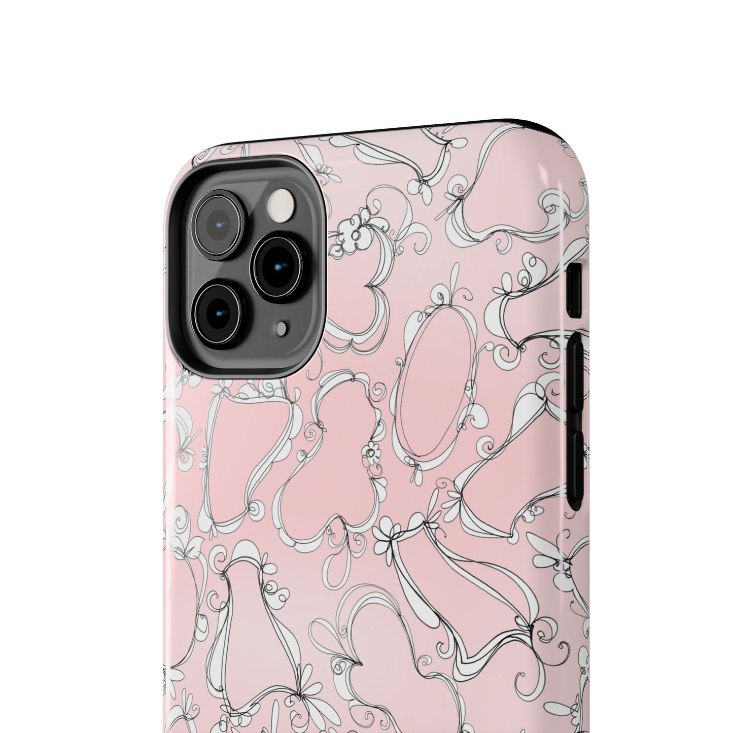 Fancy Frames Pink / White Phone Case